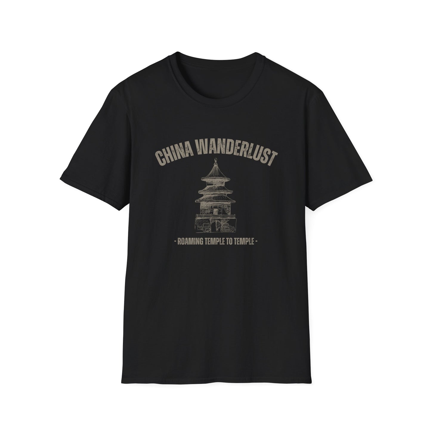 China Wanderlust Roaming Temple to Temple T-Shirt