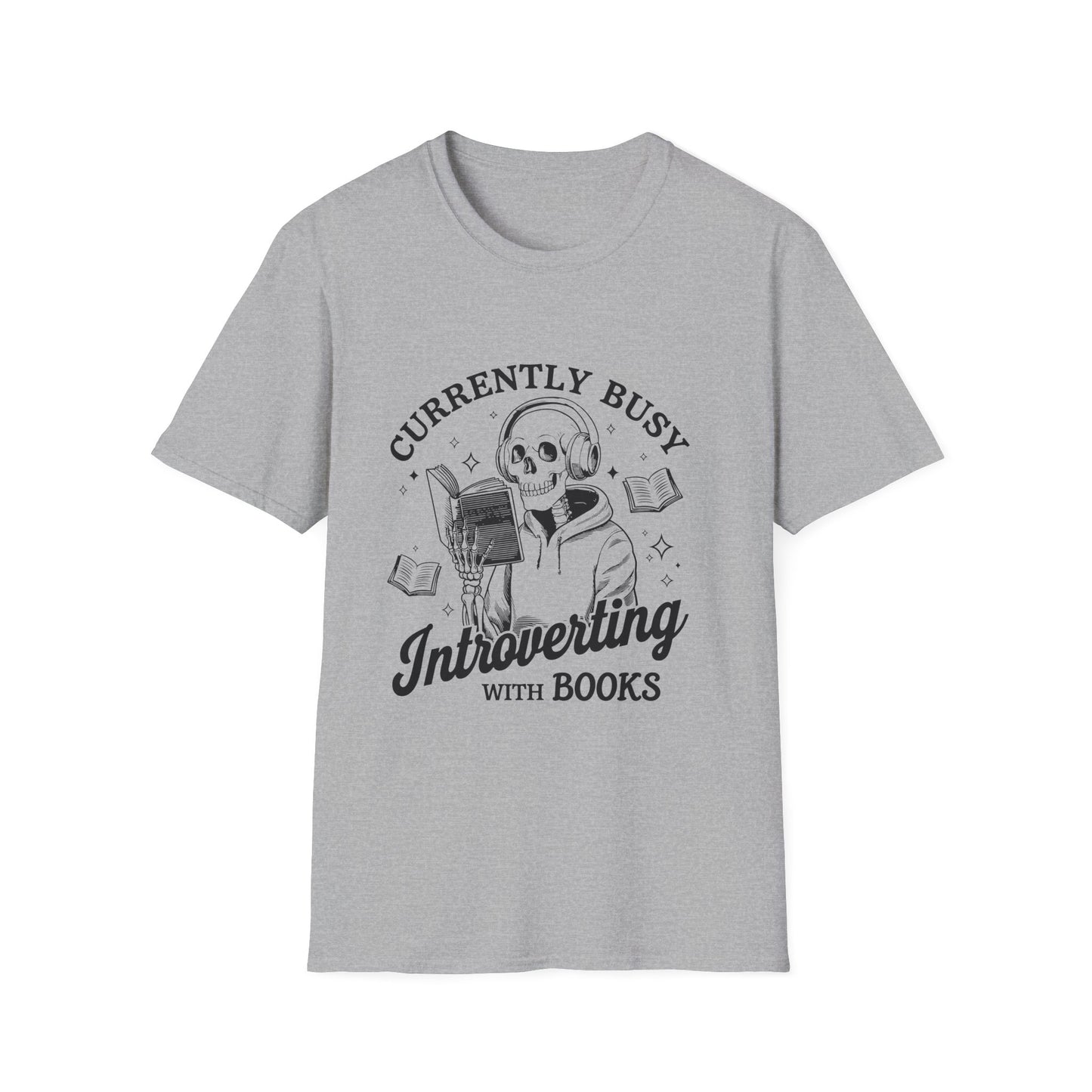 Currently Busy Introverting with Books T-Shirt