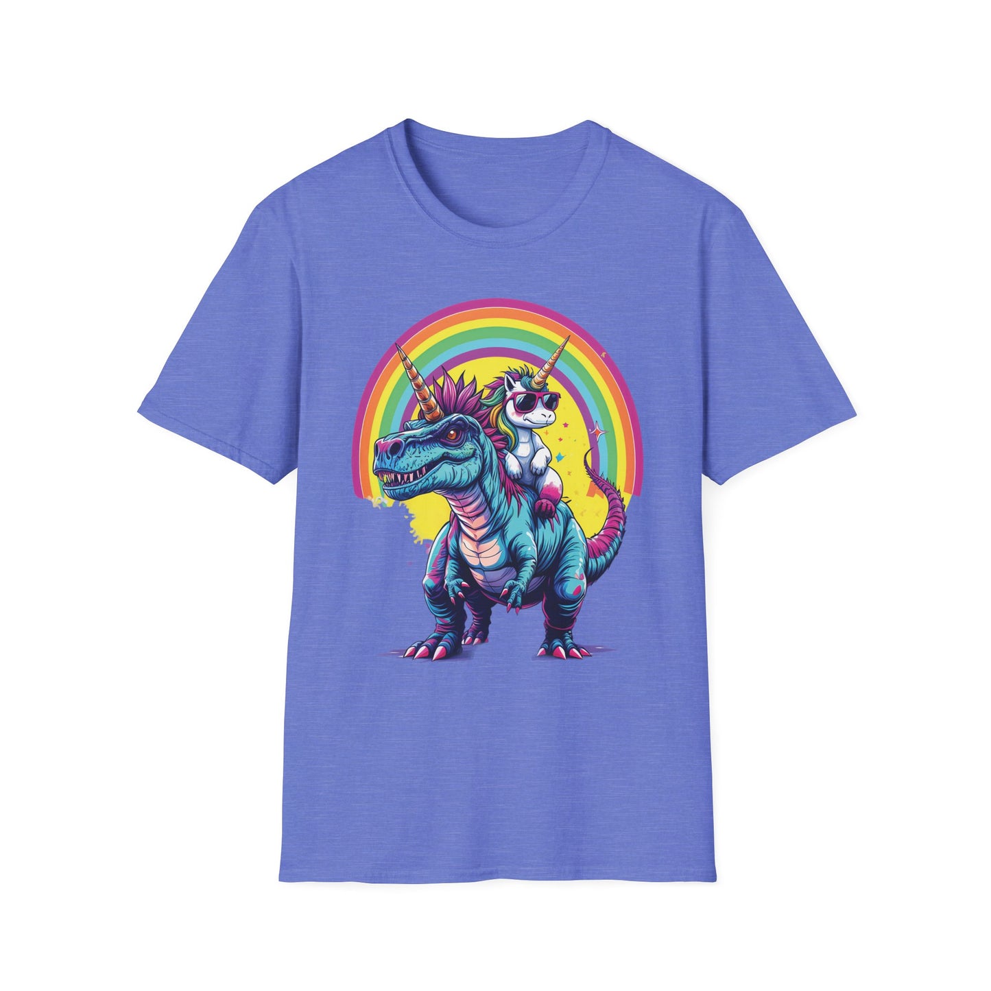 Unicorn Riding a Dinosaur Graphic Tee