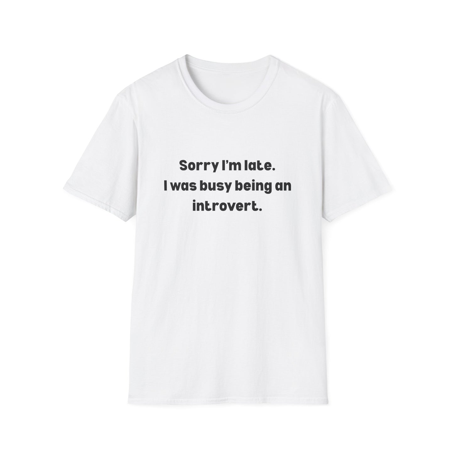 Sorry I'm Late, I Was Busy Being an Introvert T-Shirt