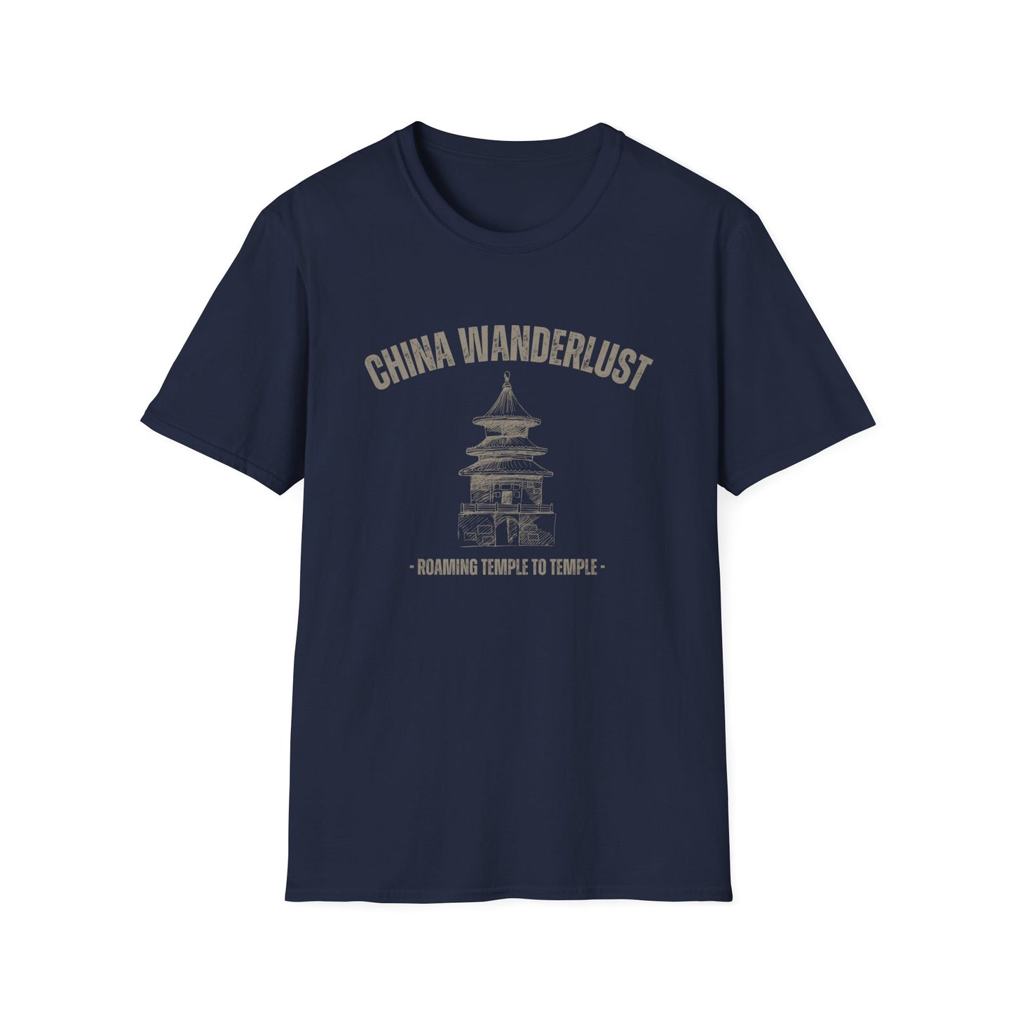 China Wanderlust Roaming Temple to Temple T-Shirt