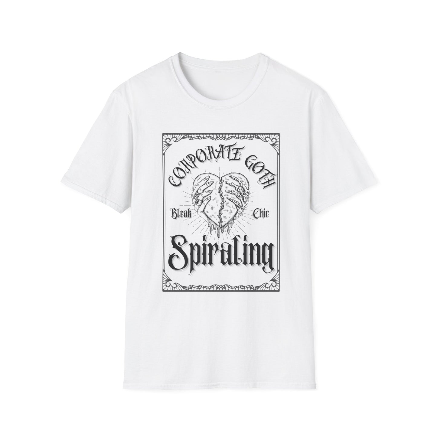 Corporate Goth Spiraling T-Shirt