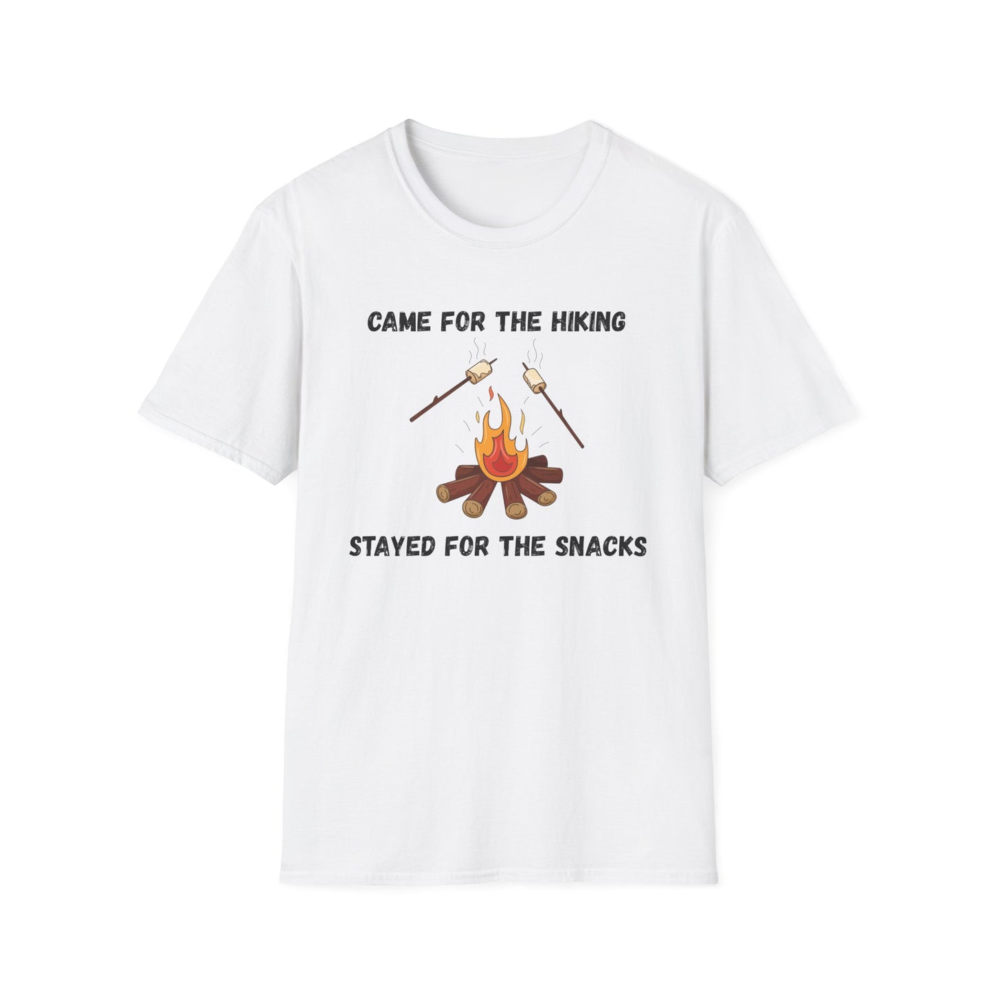 Came for the Hiking, Stayed for the Snacks T-Shirt
