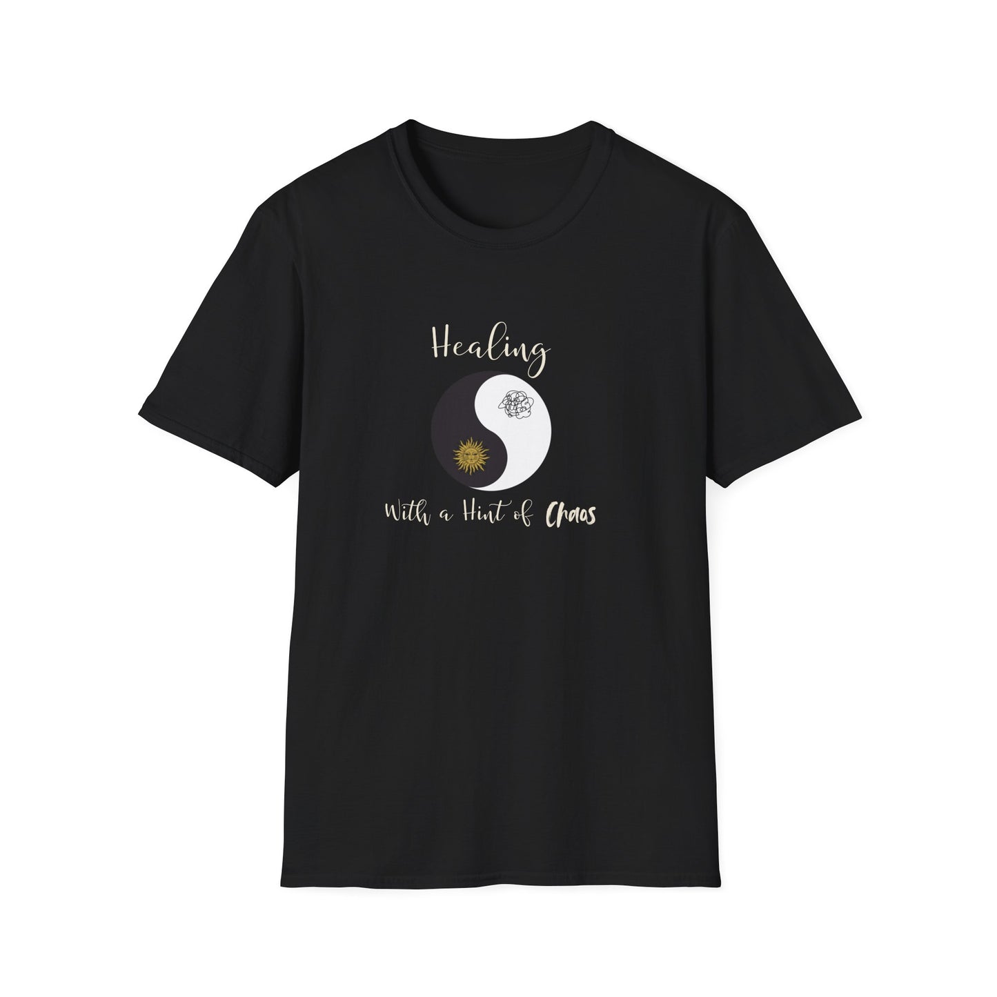 Healing with a Hint of Chaos - Ying Yang T-Shirt