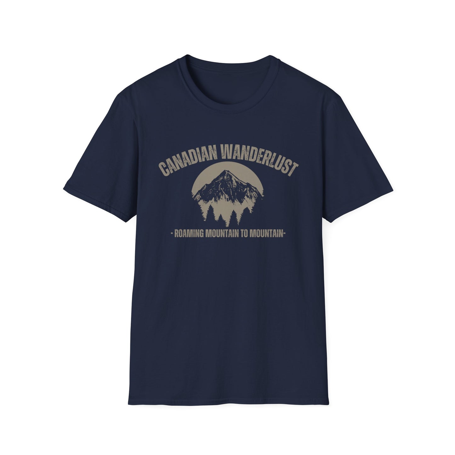 Canadian Wanderlust Roaming Mountain to Mountain T-Shirt