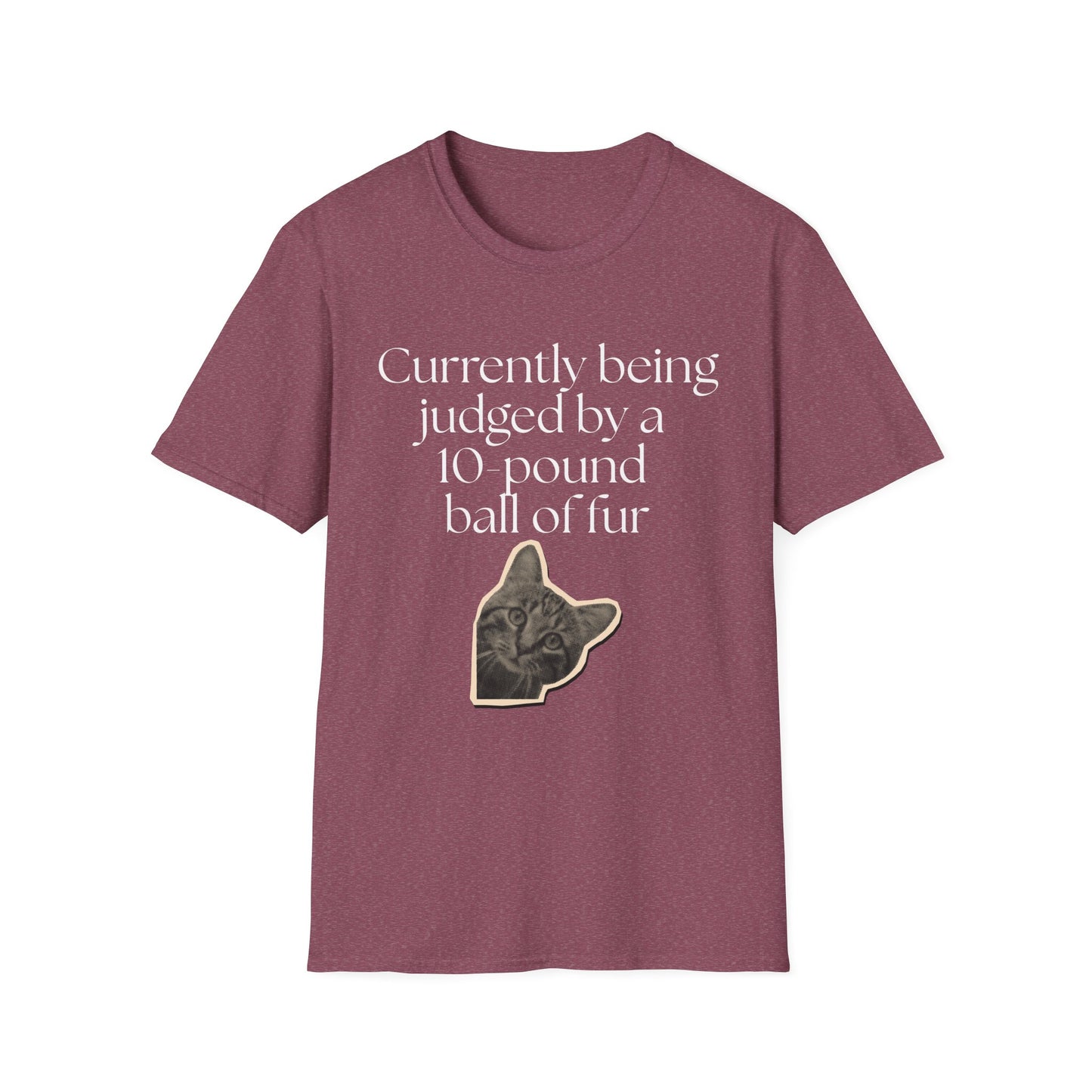 Currently Being Judged by a 10-Pound Ball of Fur Cat T-shirt