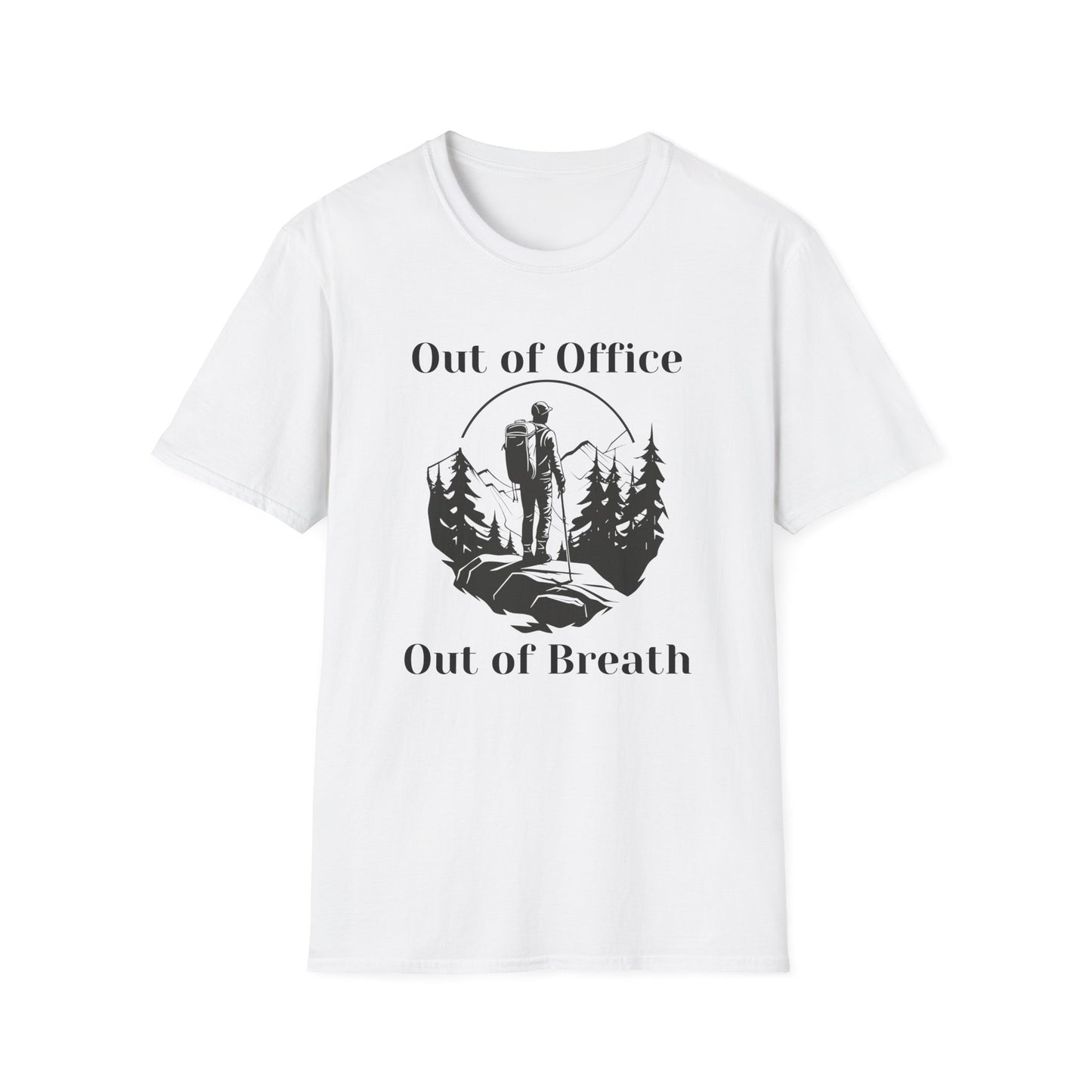 Out of Office, Out of Breath (Hiking) T-Shirt