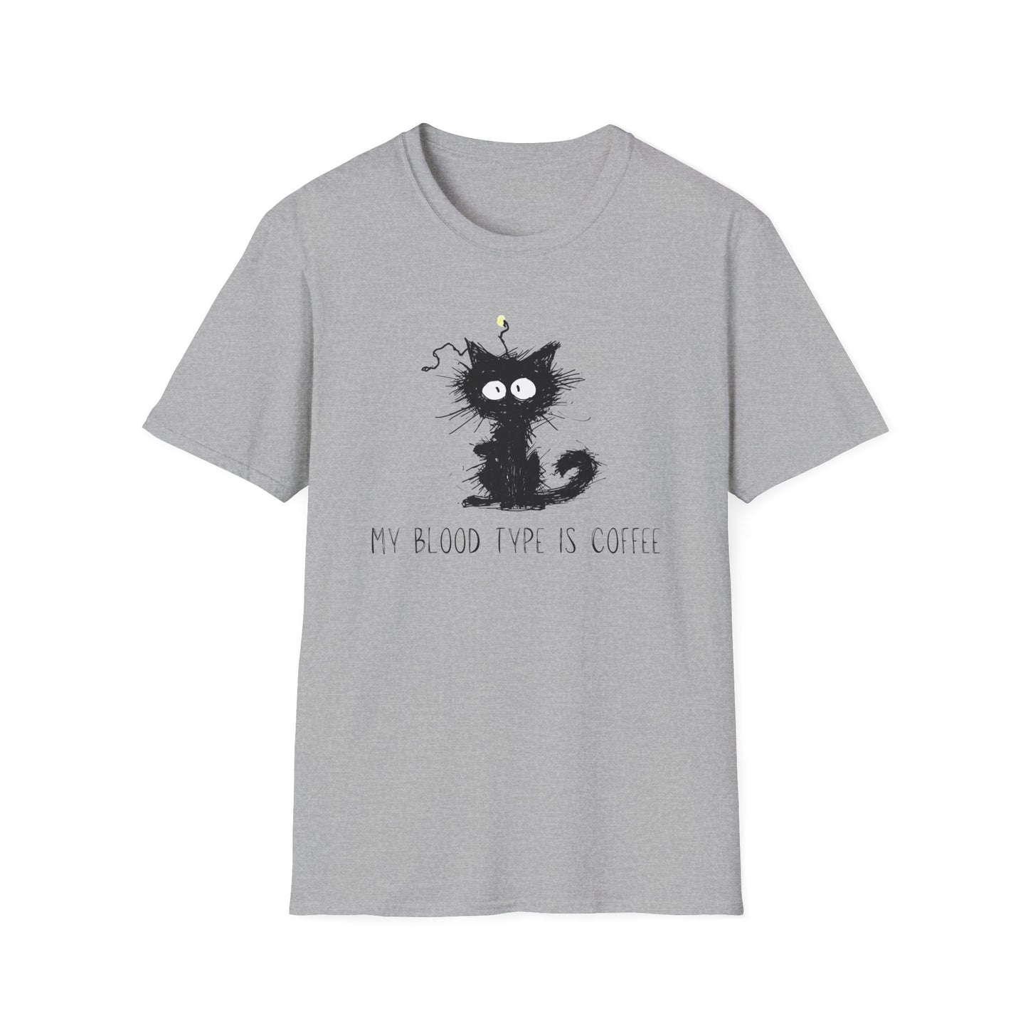 My Blood Type is Coffee Cat T-Shirt