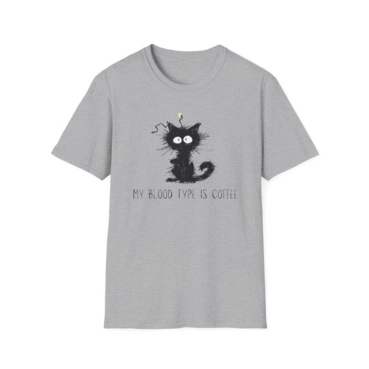My Blood Type is Coffee Cat T-Shirt