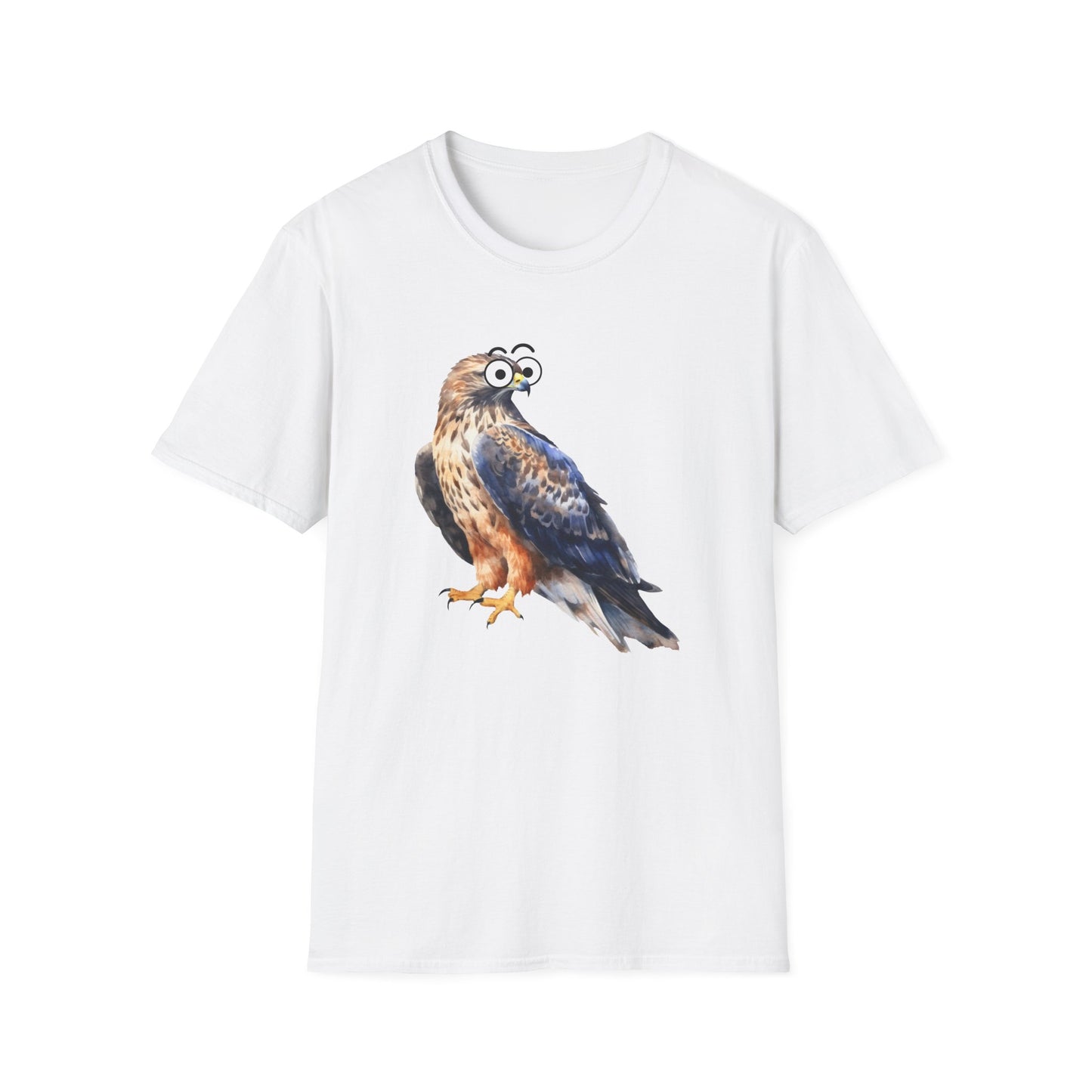 Googly Eyed Eagle Watercolor T-Shirt