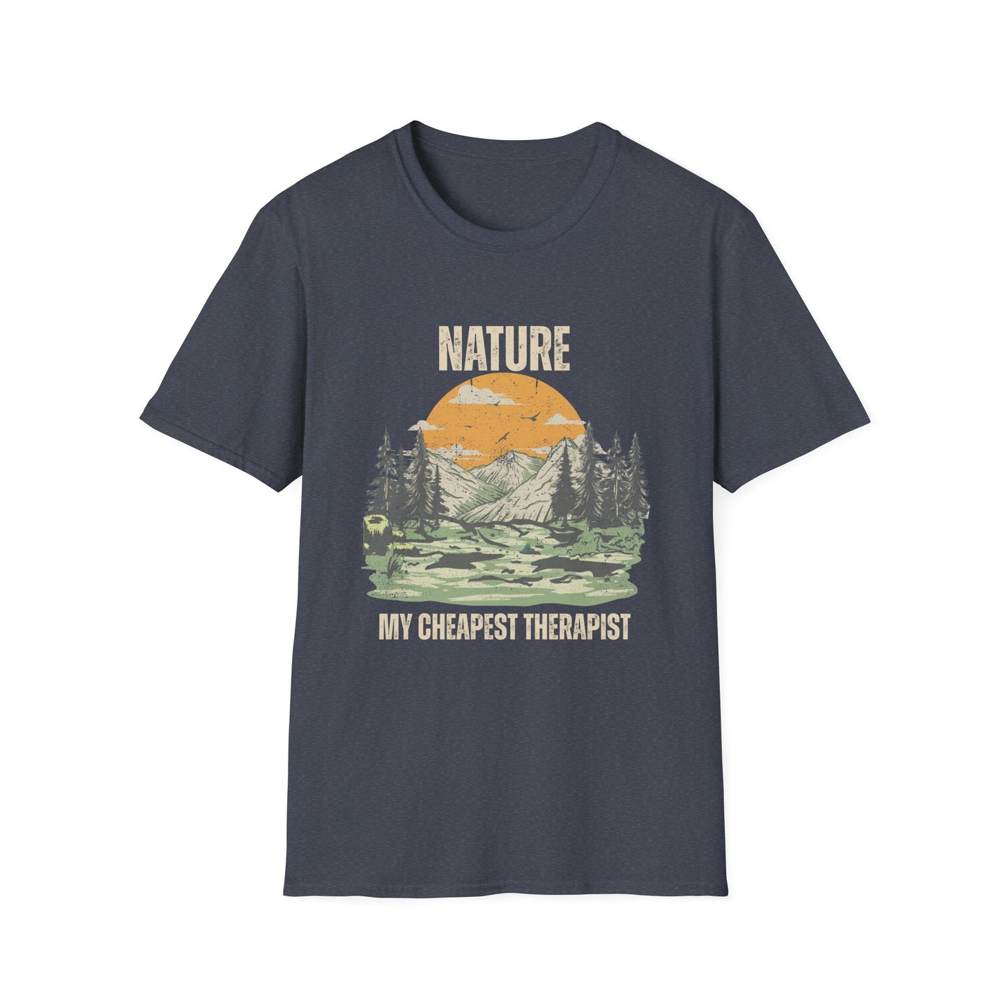 Nature, My Cheapest Therapist (Hiking) T-Shirt