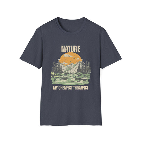 Nature, My Cheapest Therapist (Hiking) T-Shirt