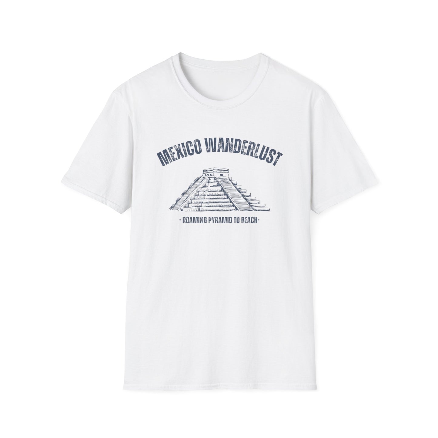 Mexico Wanderlust Roaming Pyramid to Beach T-Shirt
