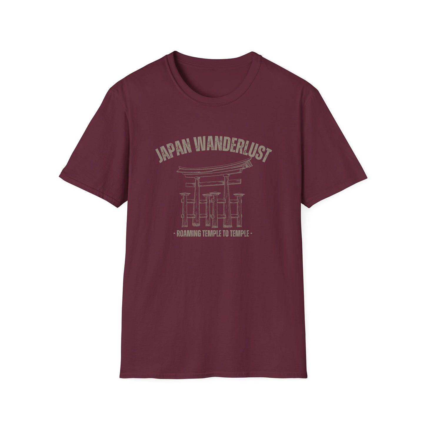 Japan Wanderlust Roaming Temple to Temple T-Shirt