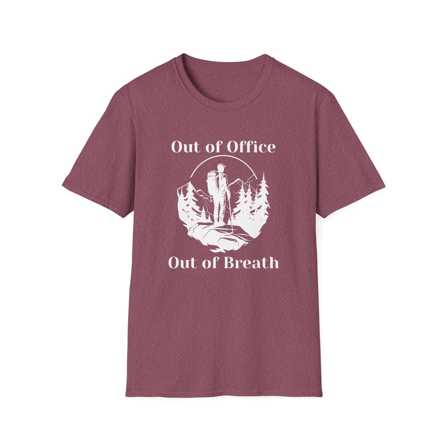Out of Office, Out of Breath (Hiking) T-Shirt
