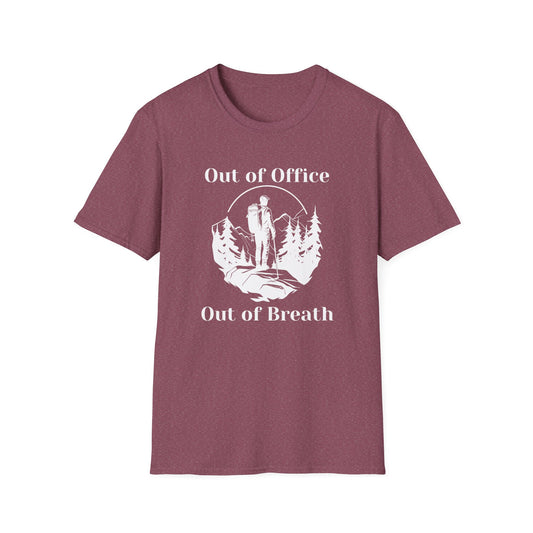 Out of Office, Out of Breath (Hiking) T-Shirt