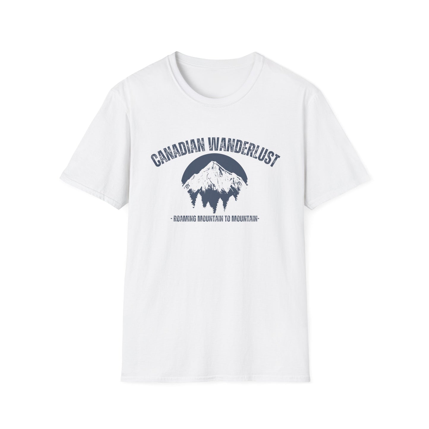 Canadian Wanderlust Roaming Mountain to Mountain T-Shirt