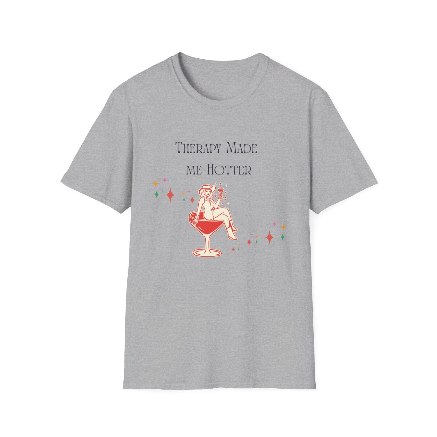 Therapy Made me Hotter Retro T-Shirt