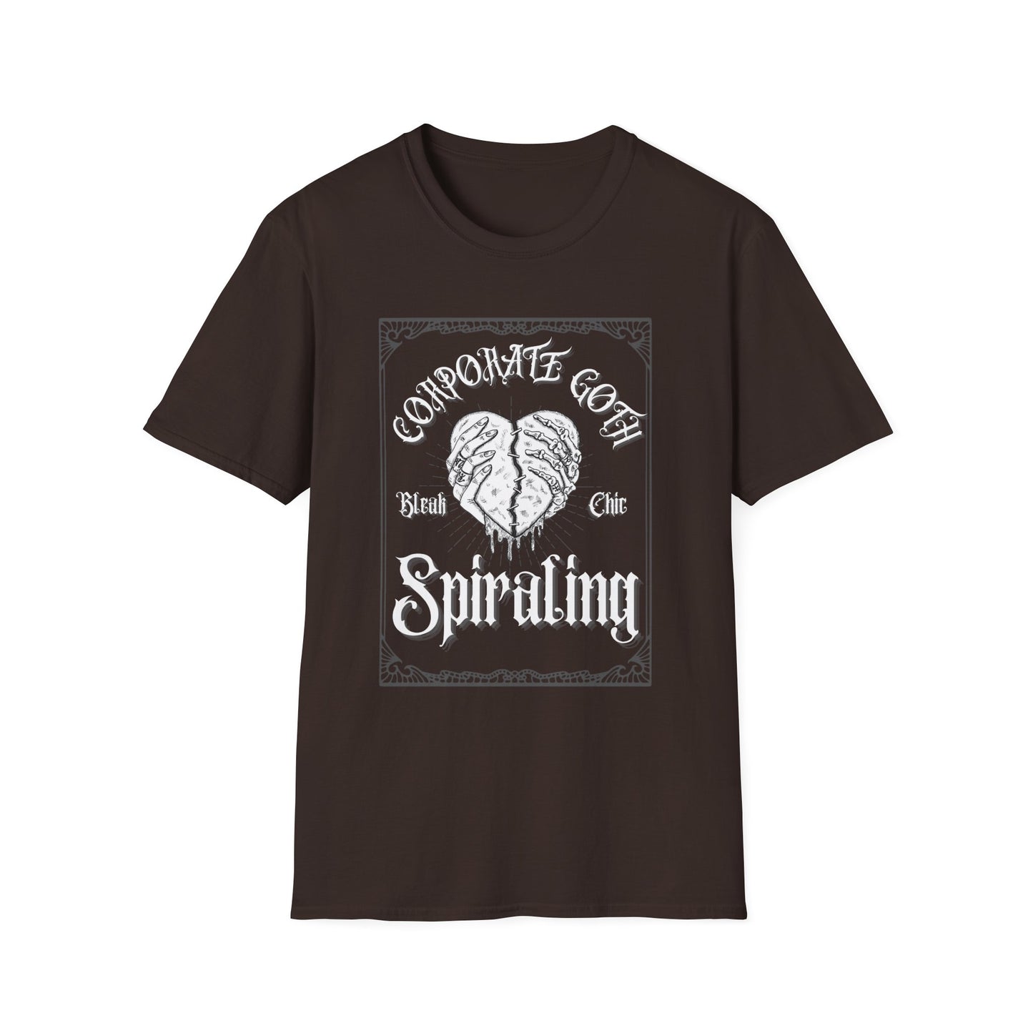 Corporate Goth Spiraling T-Shirt