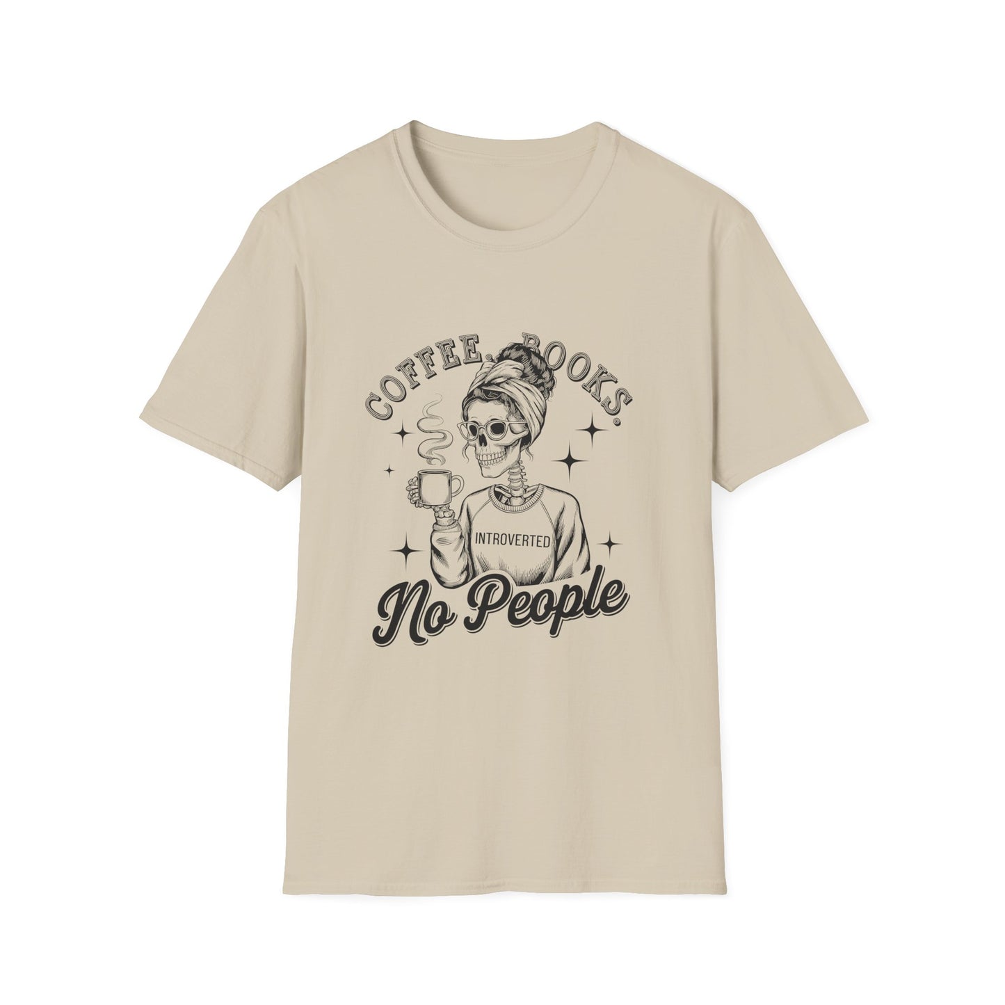 Coffee, Books, No People T-Shirt