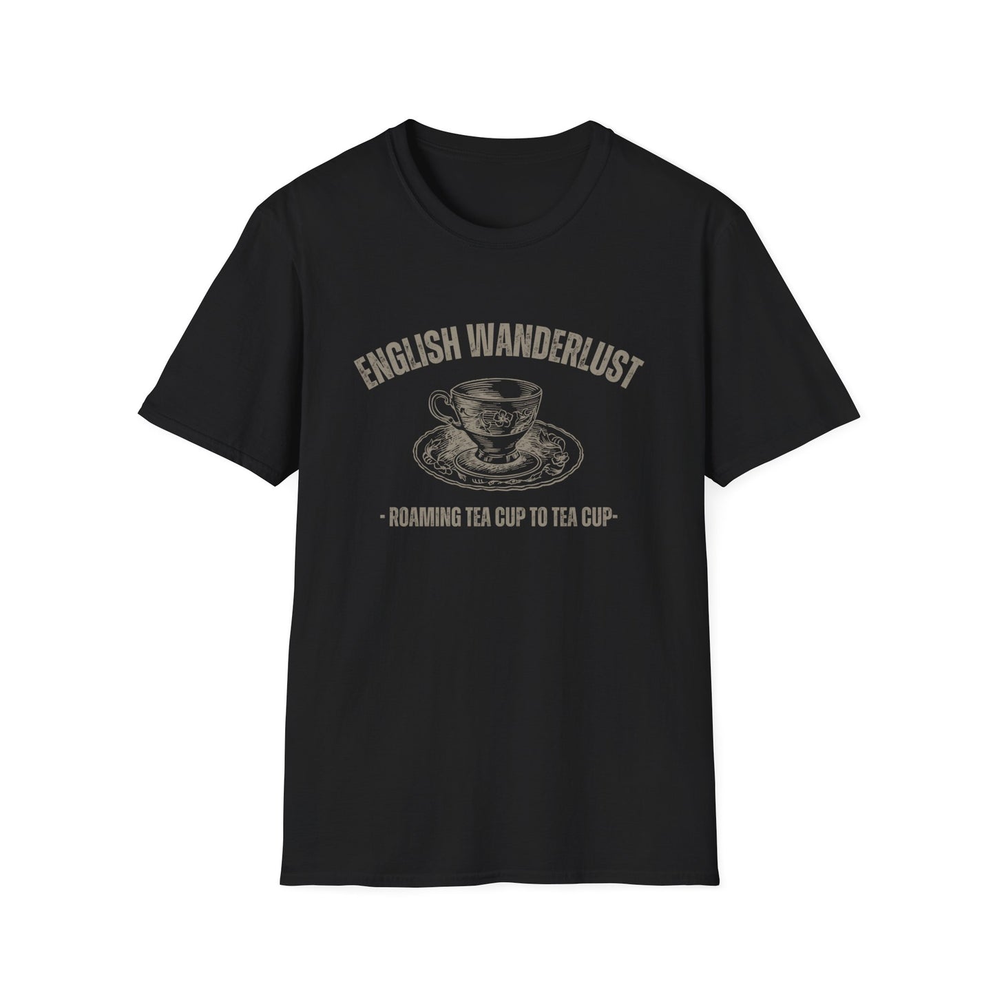 English Wanderlust Roaming Tea Cup to Teac Cup T-Shirt