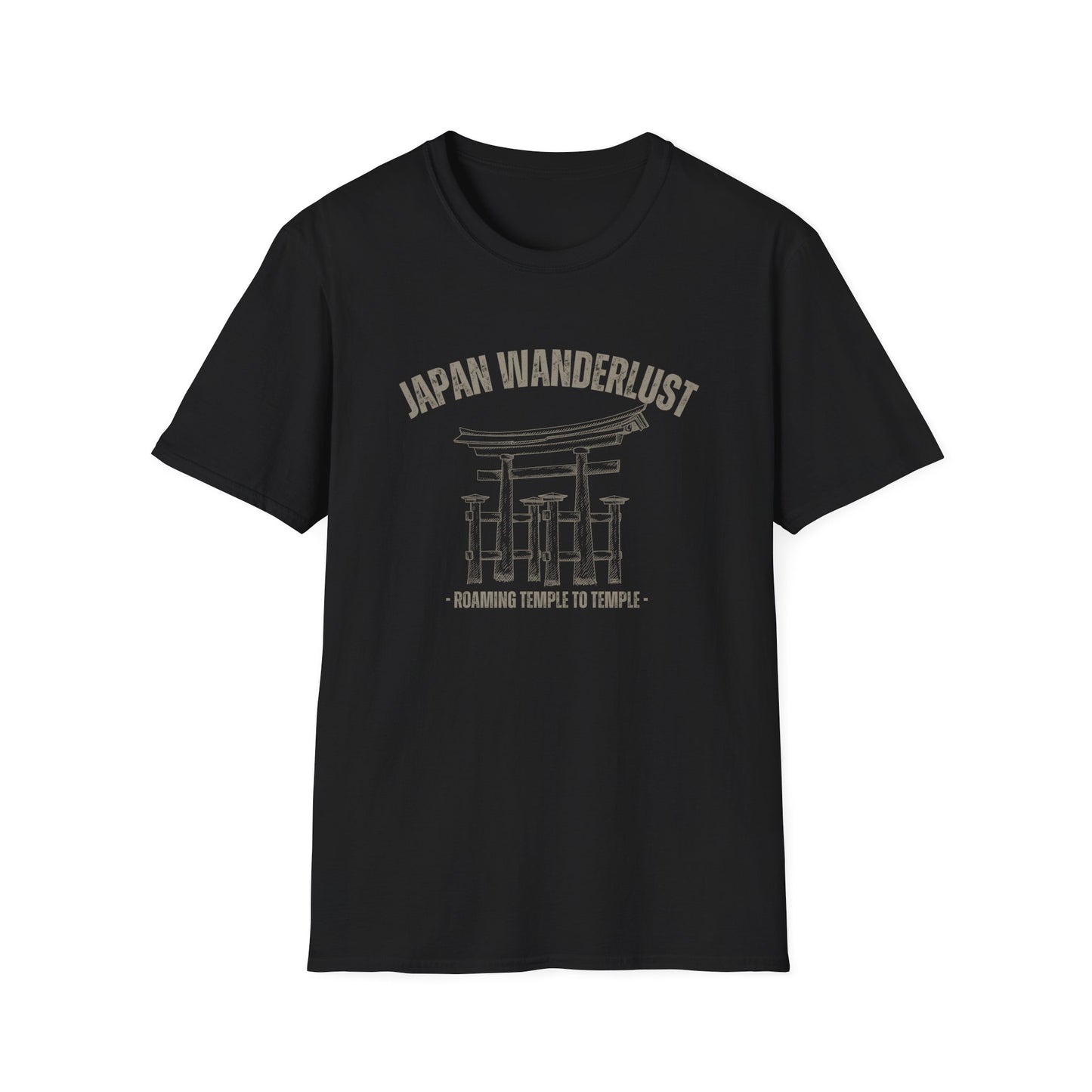 Japan Wanderlust Roaming Temple to Temple T-Shirt