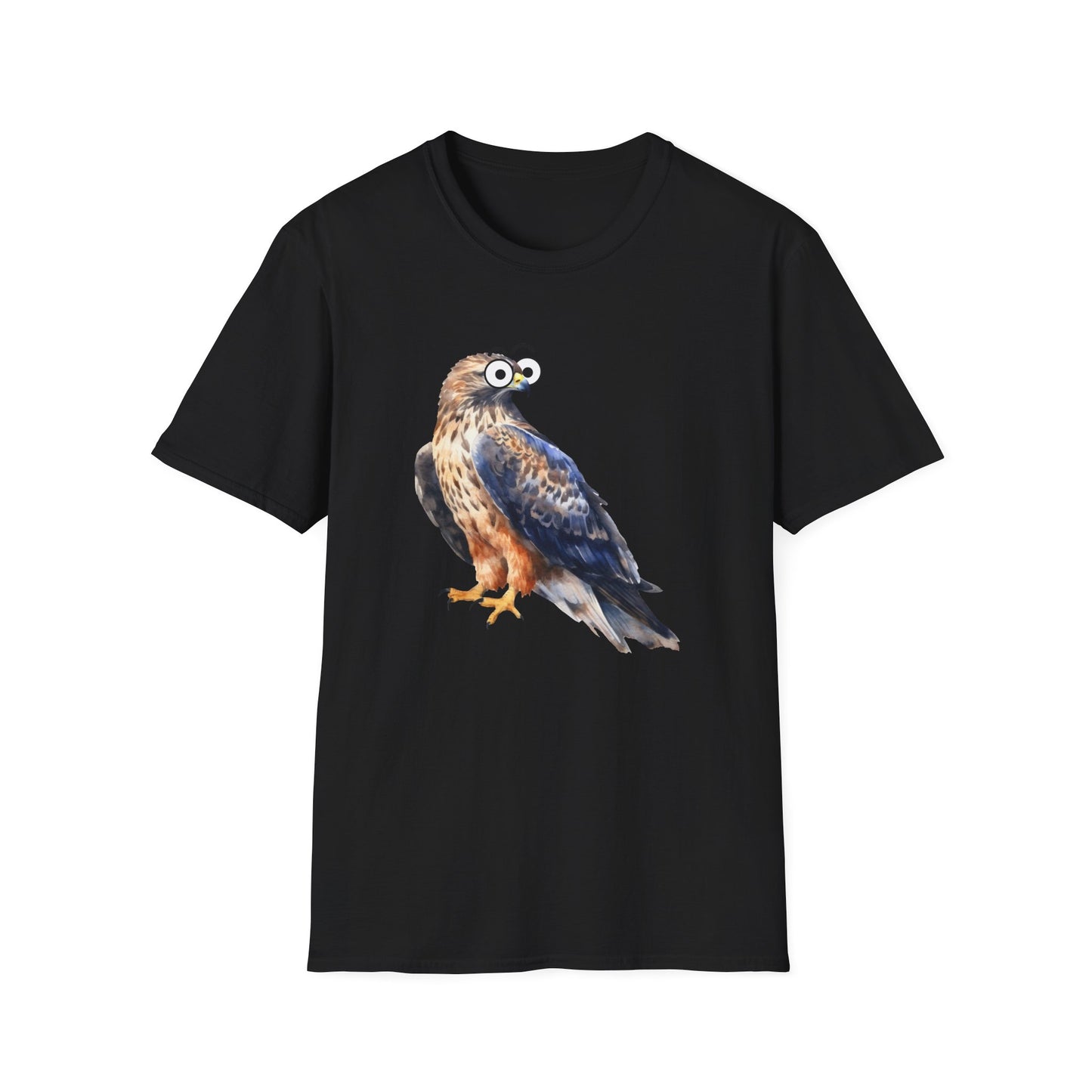 Googly Eyed Eagle Watercolor T-Shirt