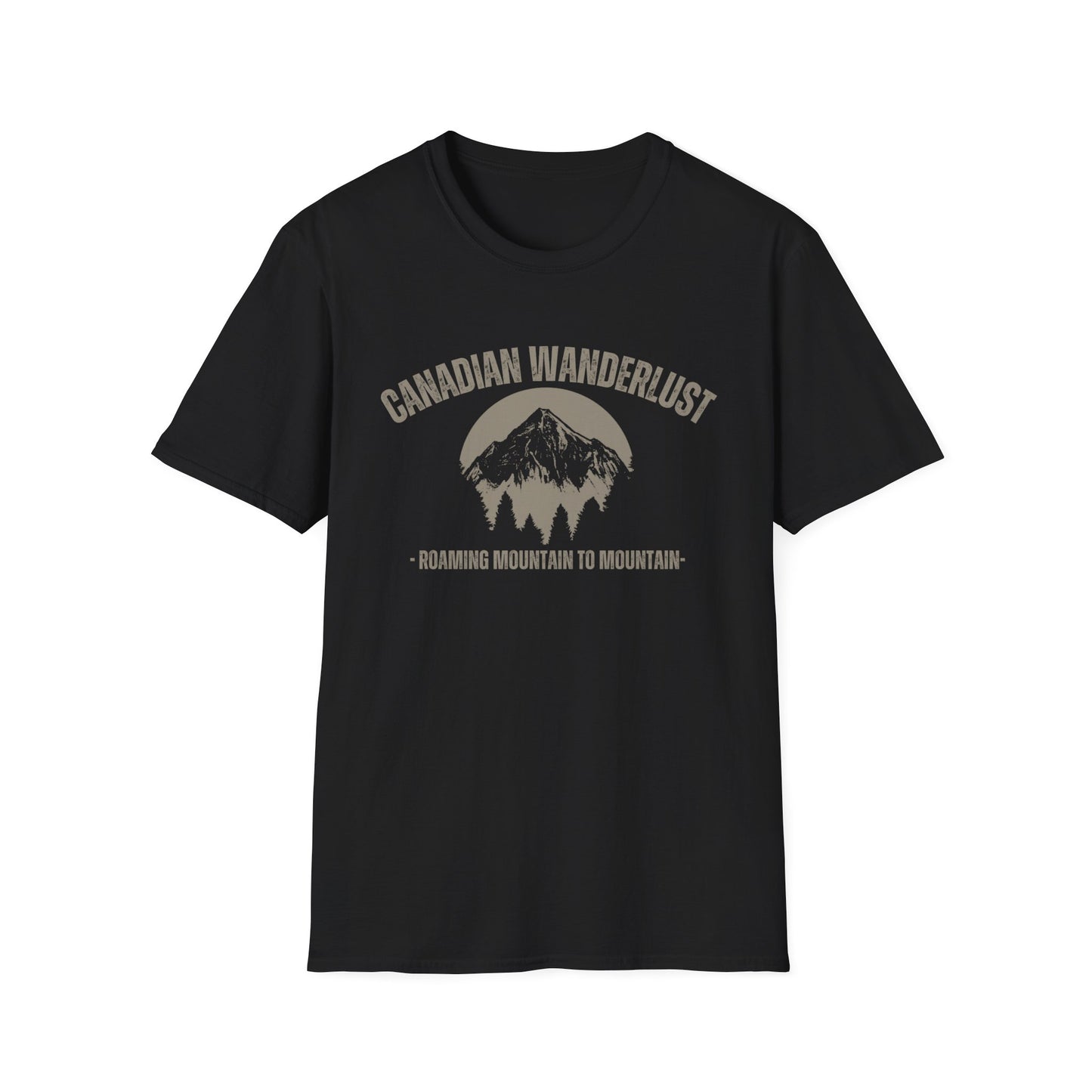 Canadian Wanderlust Roaming Mountain to Mountain T-Shirt