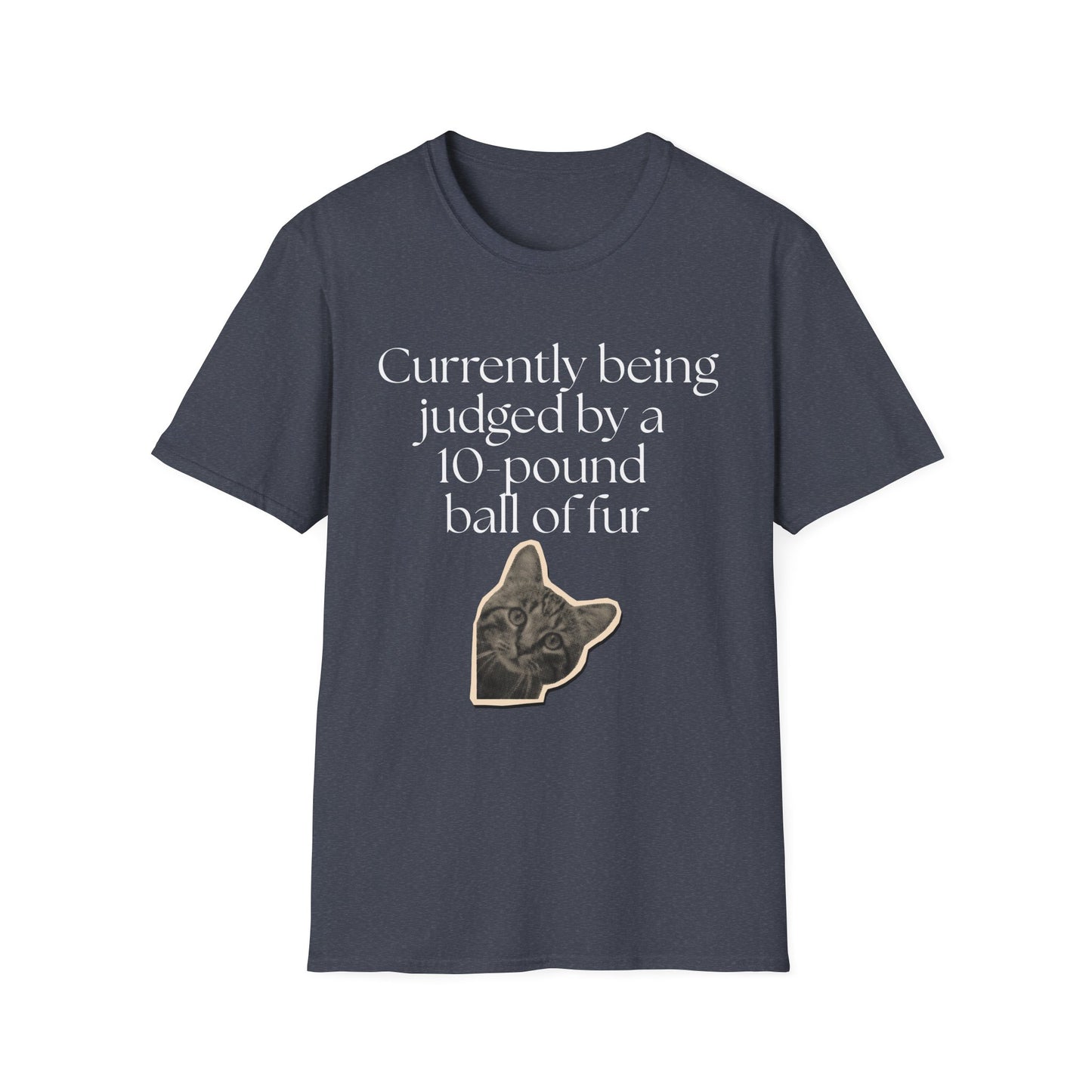 Currently Being Judged by a 10-Pound Ball of Fur Cat T-shirt