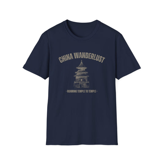 China Wanderlust Roaming Temple to Temple T-Shirt