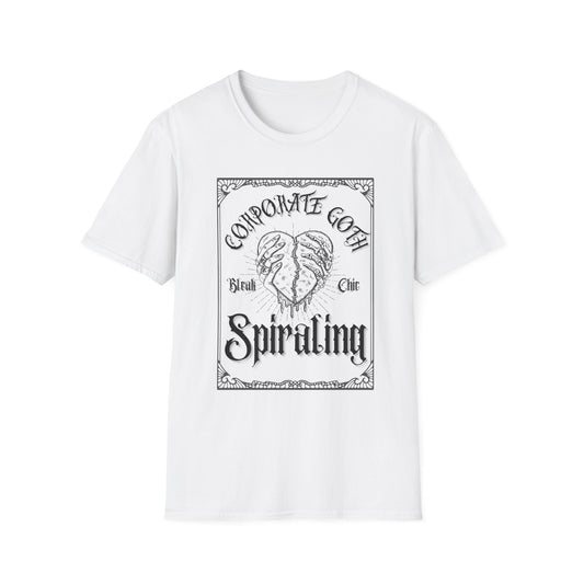 Corporate Goth Spiraling T-Shirt