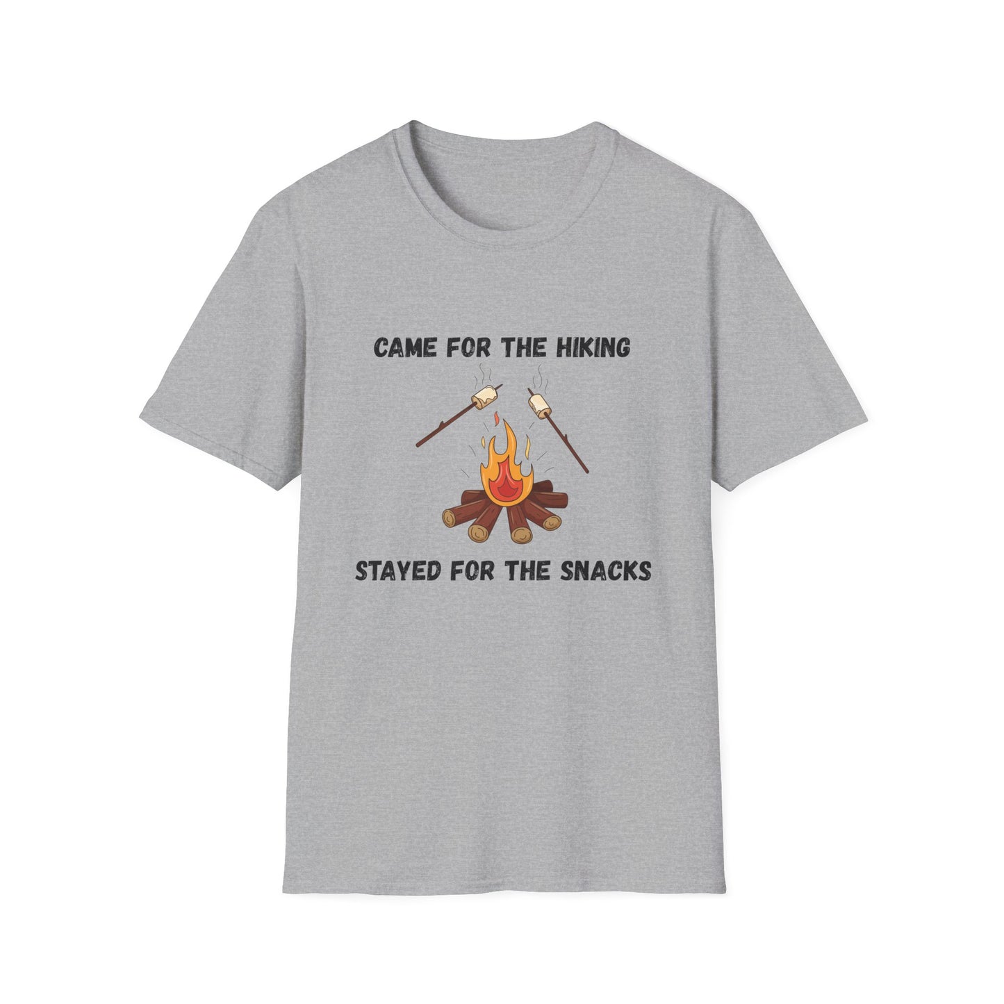 Came for the Hiking, Stayed for the Snacks T-Shirt