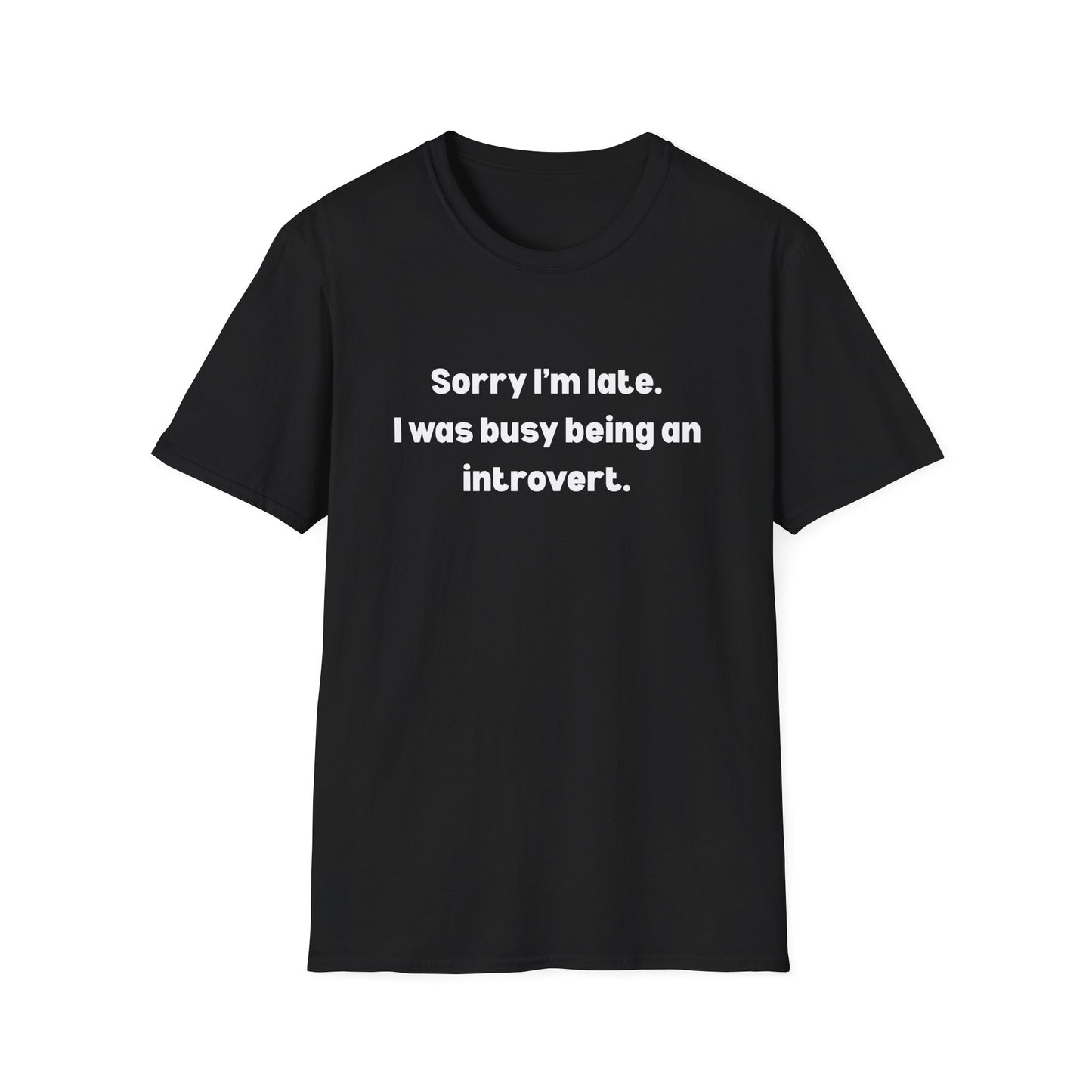 Sorry I'm Late, I Was Busy Being an Introvert T-Shirt