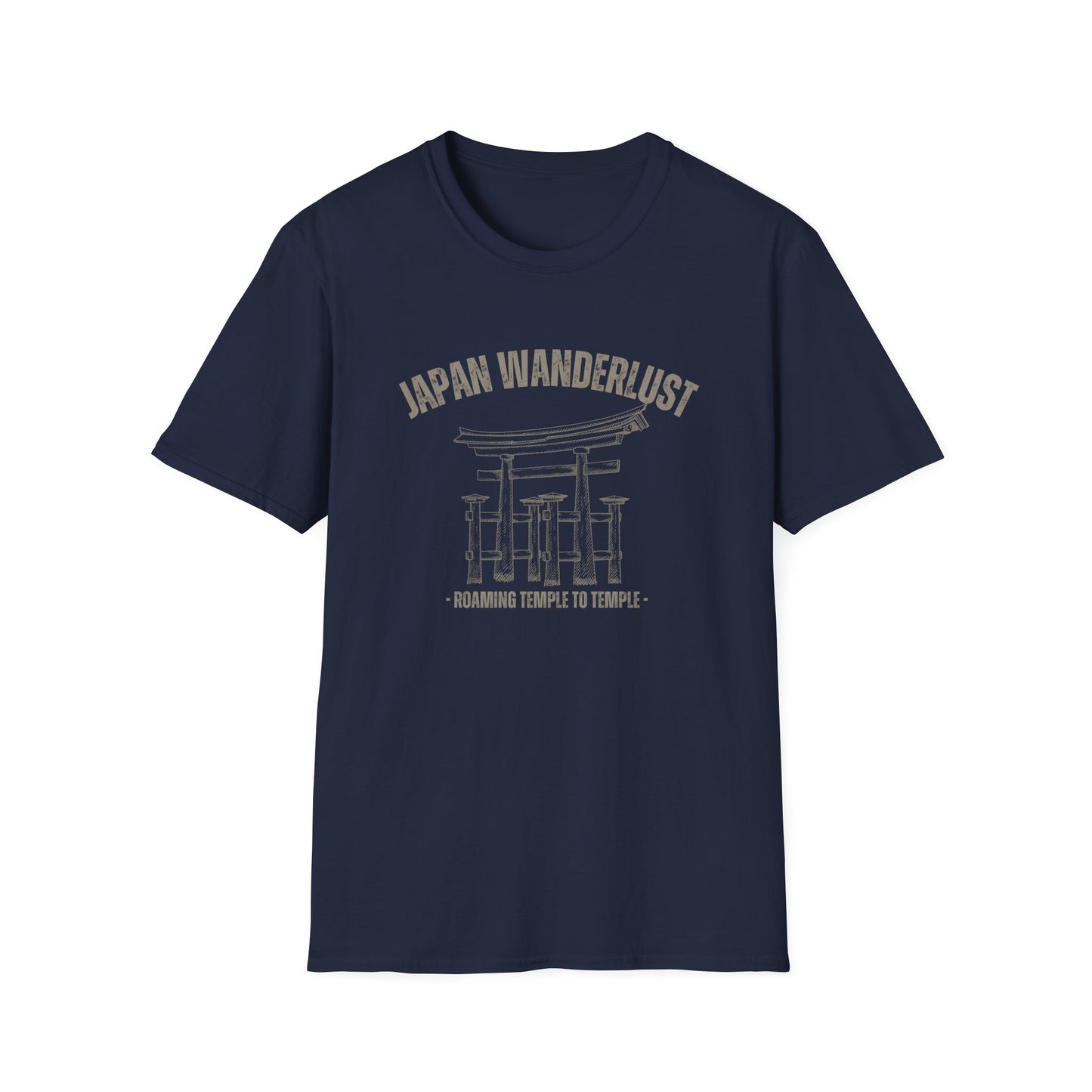 Japan Wanderlust Roaming Temple to Temple T-Shirt