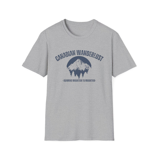 Canadian Wanderlust Roaming Mountain to Mountain T-Shirt