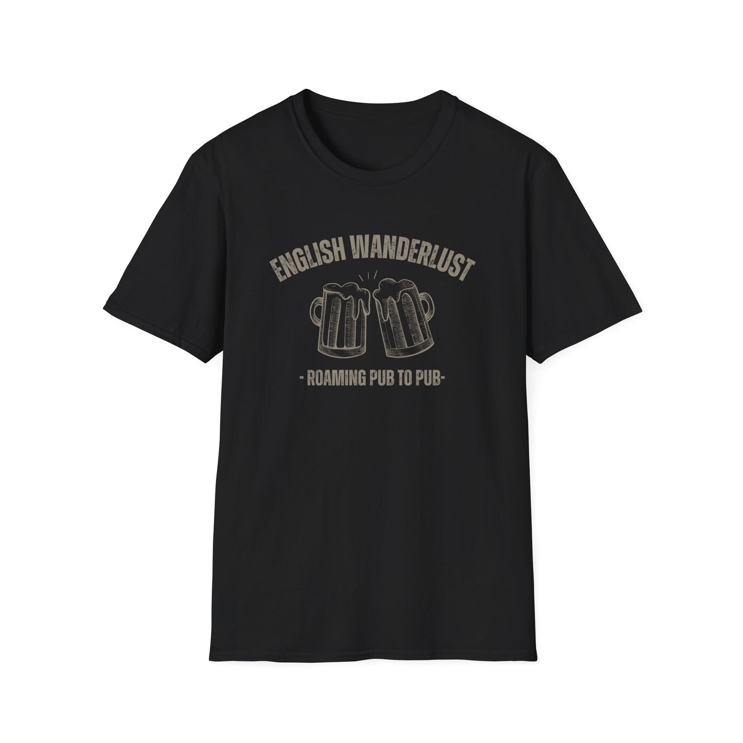 English Wanderlust Roaming Pub to Pub T-Shirt