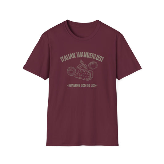 Italian Wanderlust: Roaming Dish to Dish T-Shirt