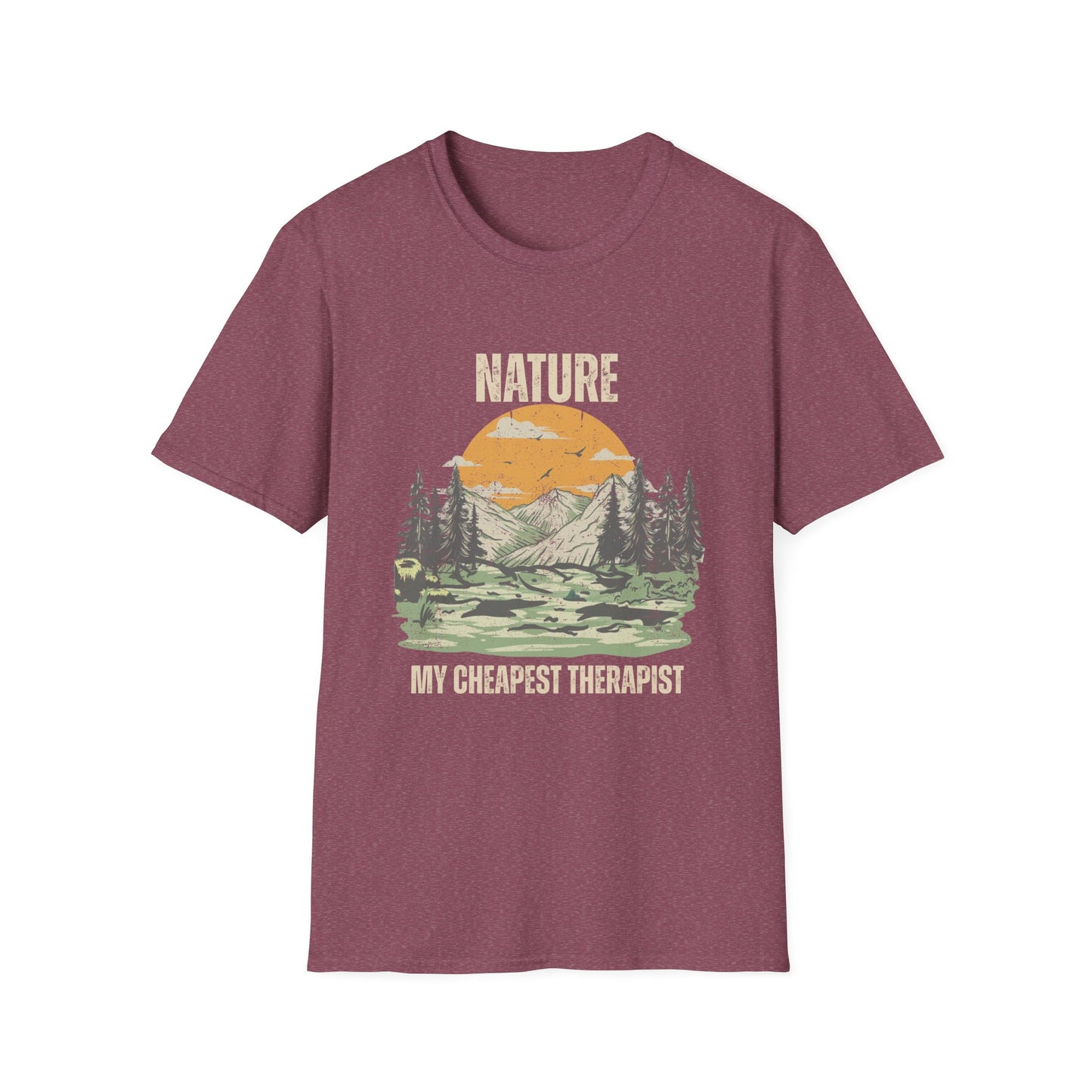 Nature, My Cheapest Therapist (Hiking) T-Shirt