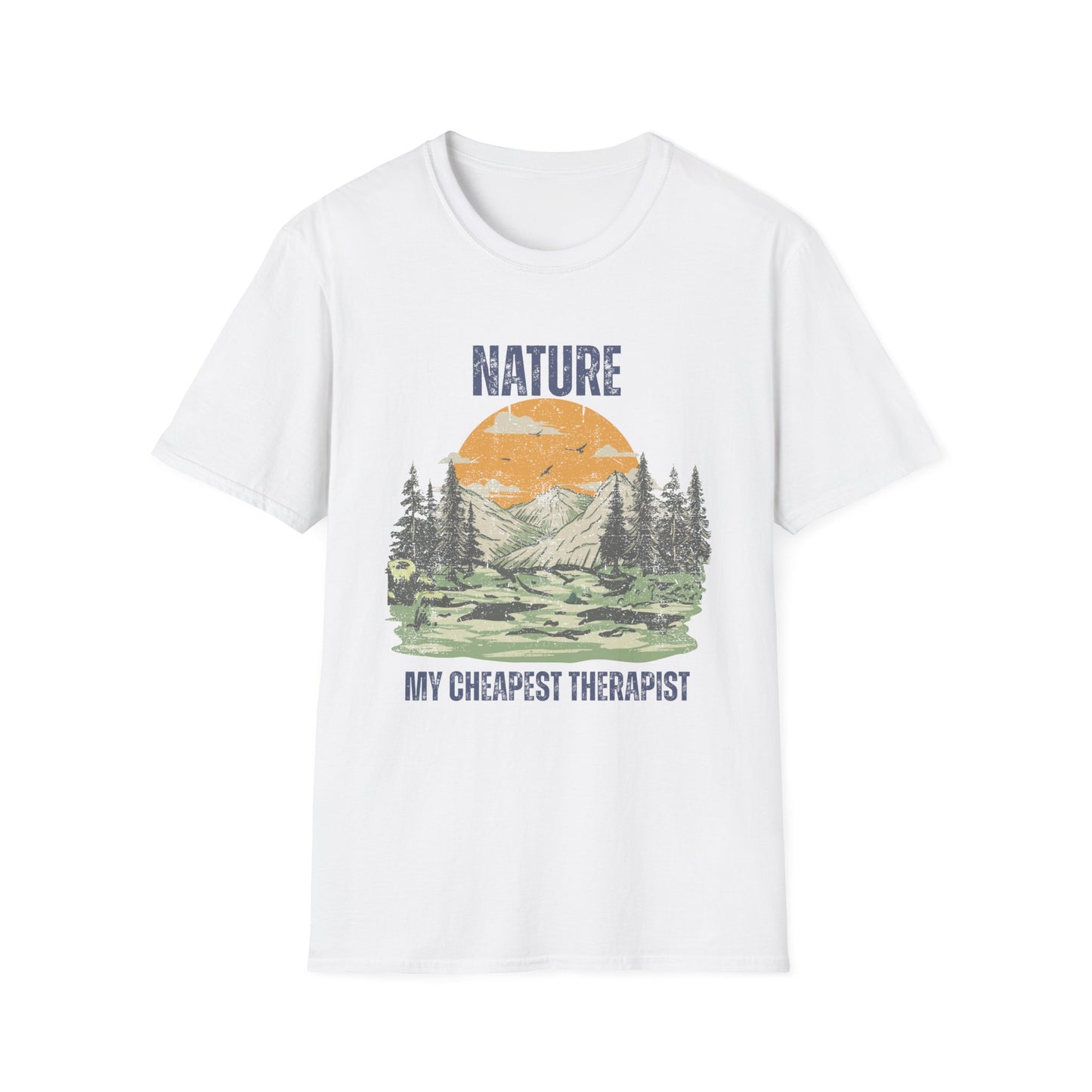 Nature, My Cheapest Therapist (Hiking) T-Shirt