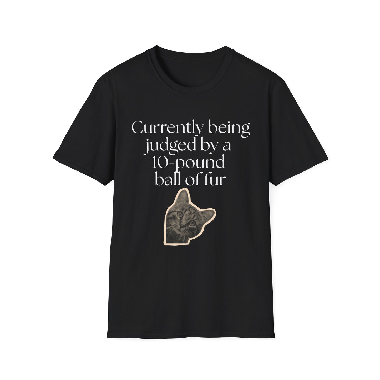Currently Being Judged by a 10-Pound Ball of Fur Cat T-shirt