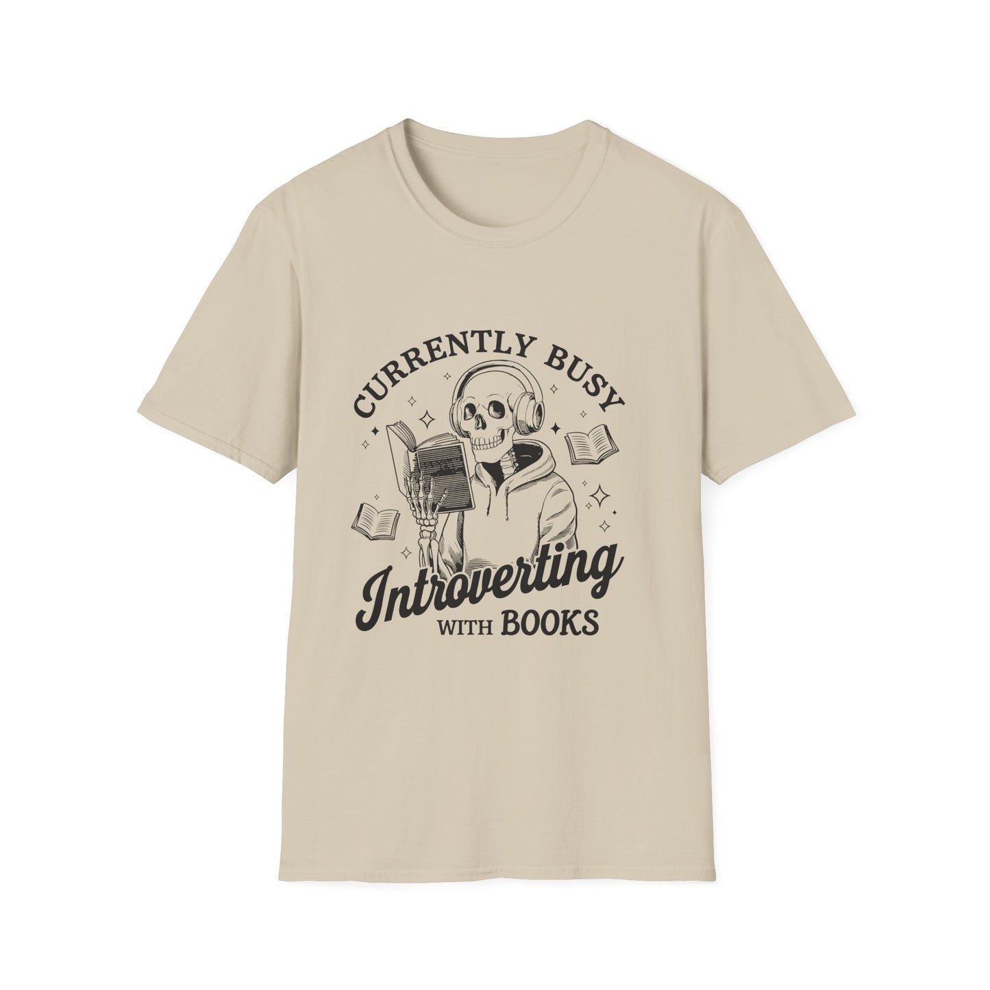 Currently Busy Introverting with Books T-Shirt