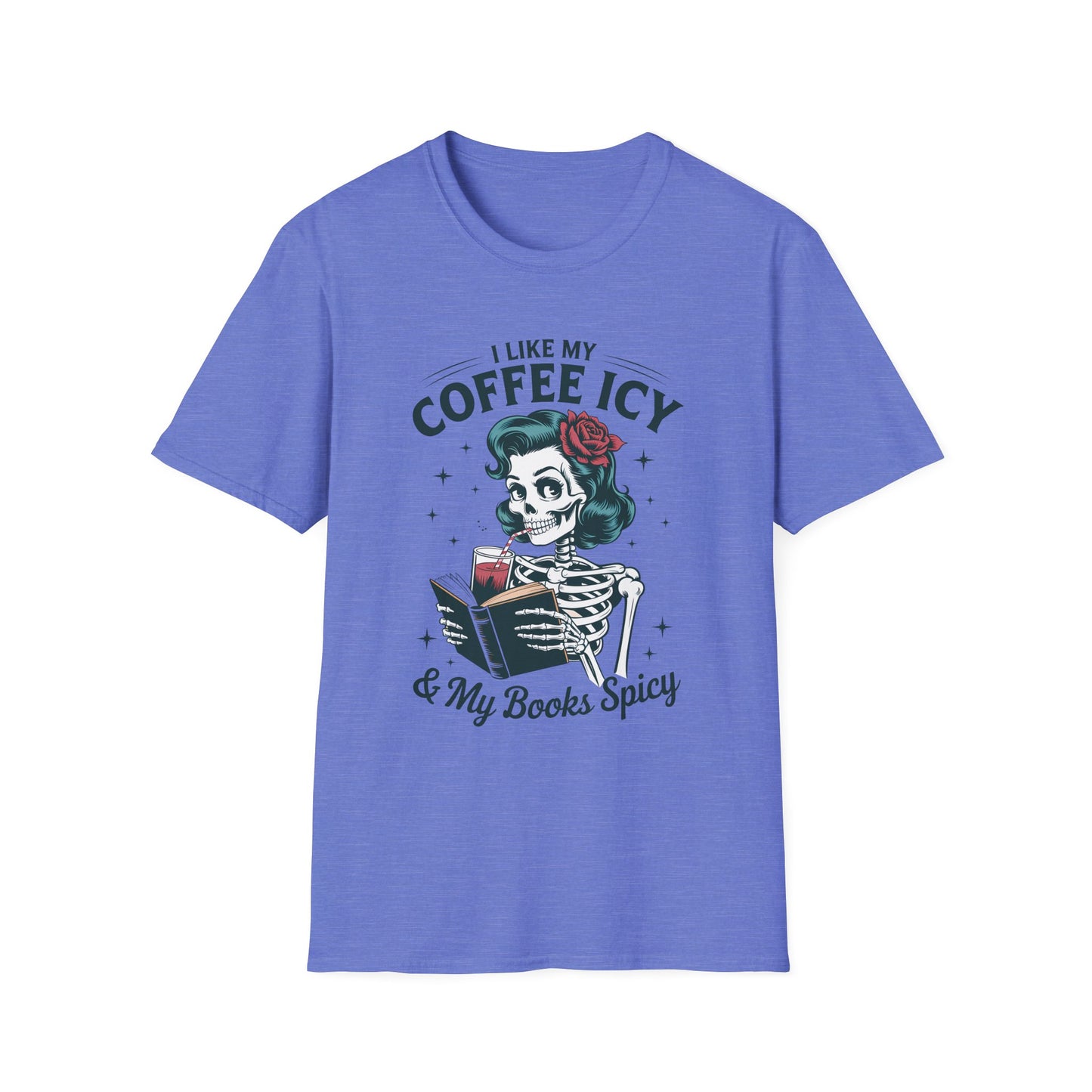 I Like my Coffee Icey and my Books Spicy T-Shirt