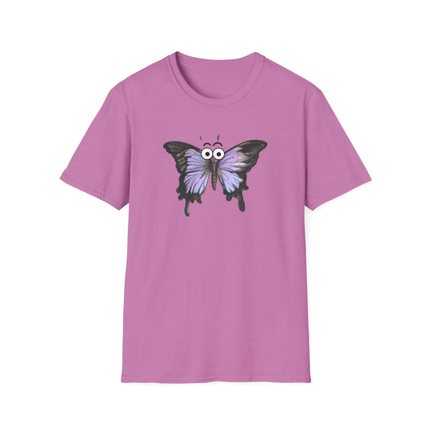 Googly Eye Watercolor Butterfly T-Shirt