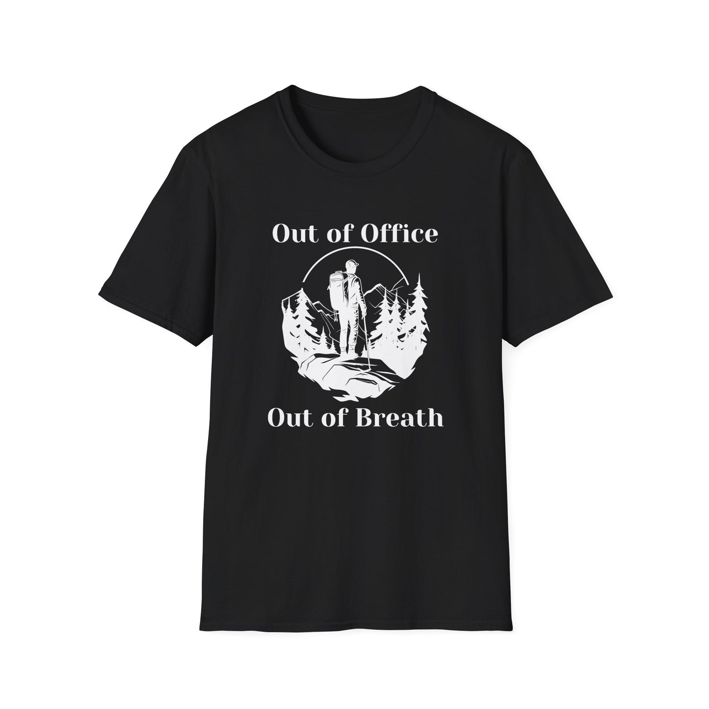 Out of Office, Out of Breath (Hiking) T-Shirt