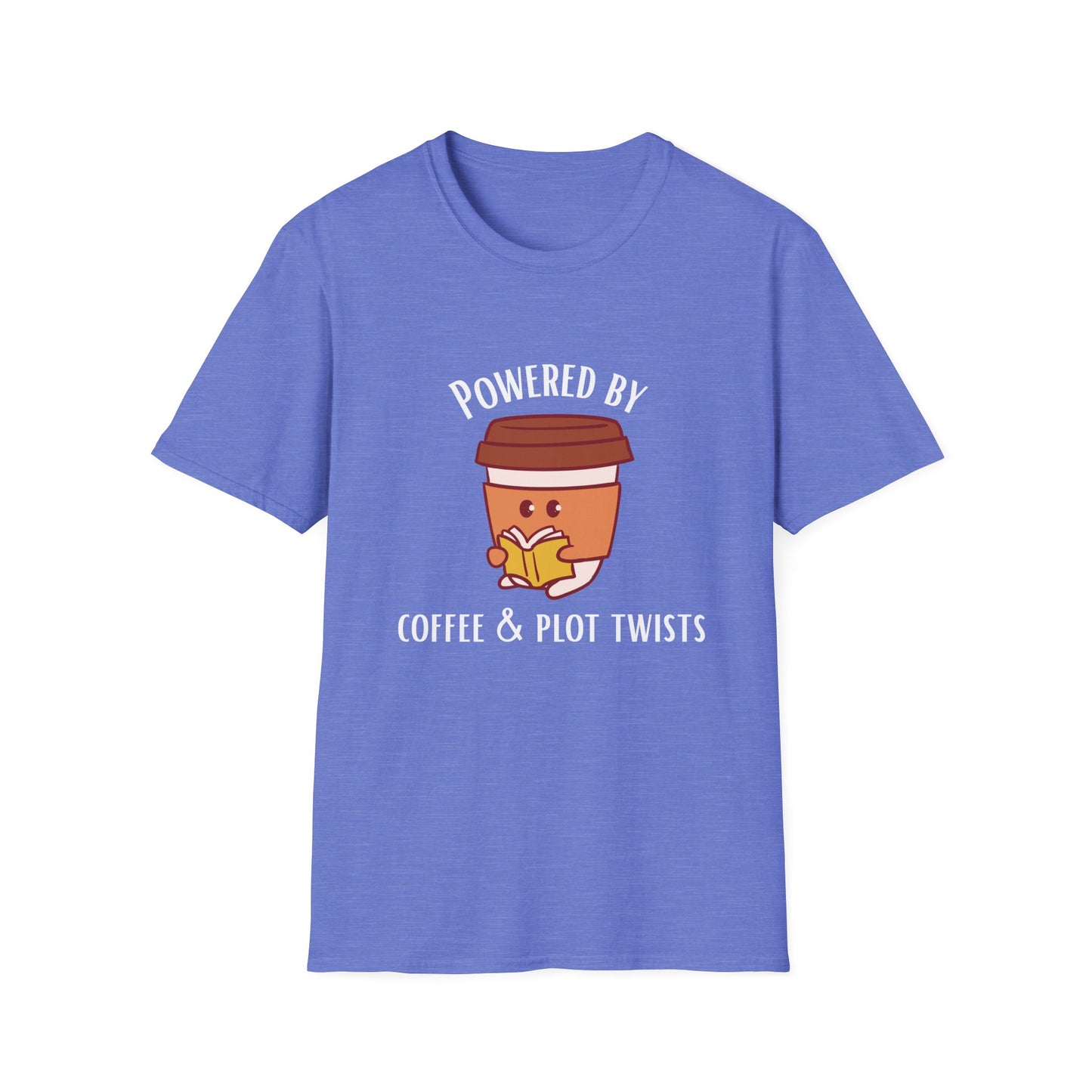 Powered by Coffee & Plot Twists T-Shirt