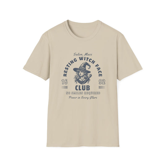 Resting Witch Face Club, No Smiles Required T-Shirt