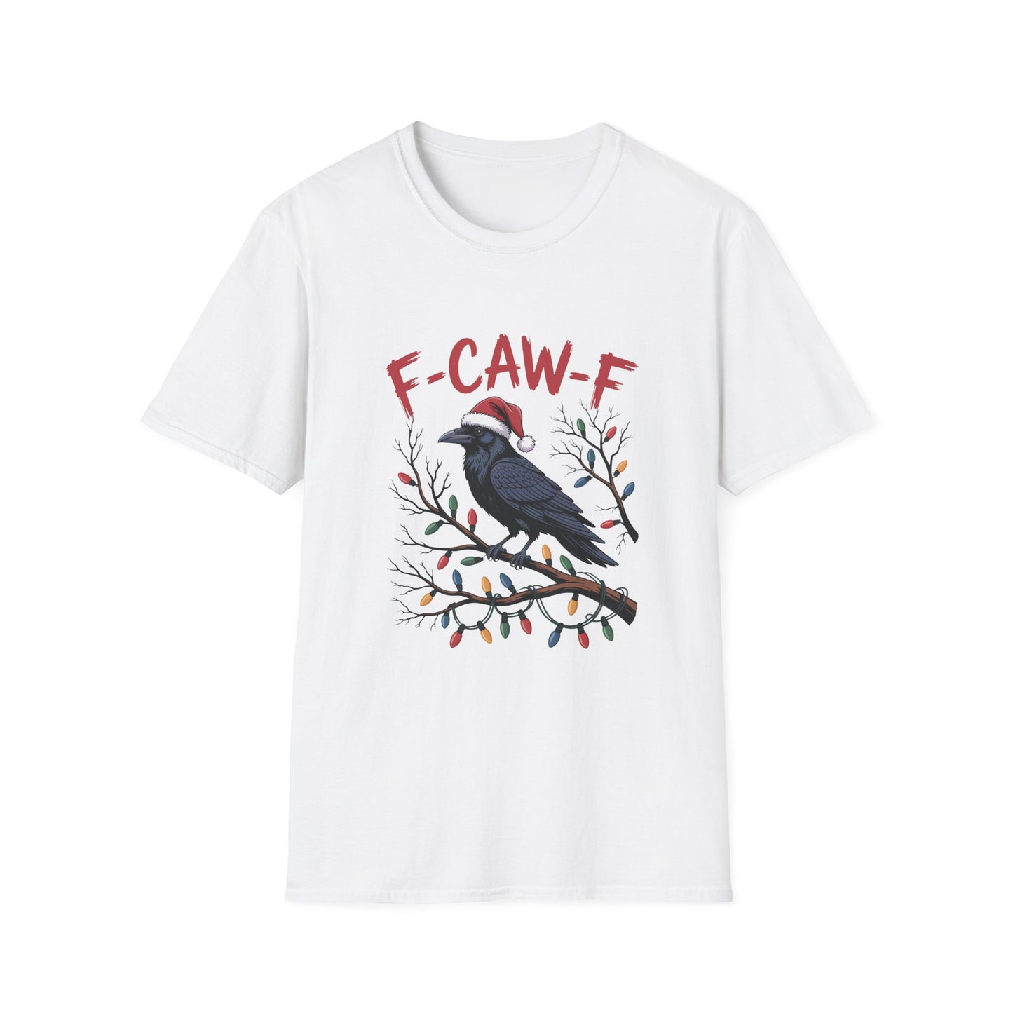 F-Caw-F Raven Christmas T-Shirt