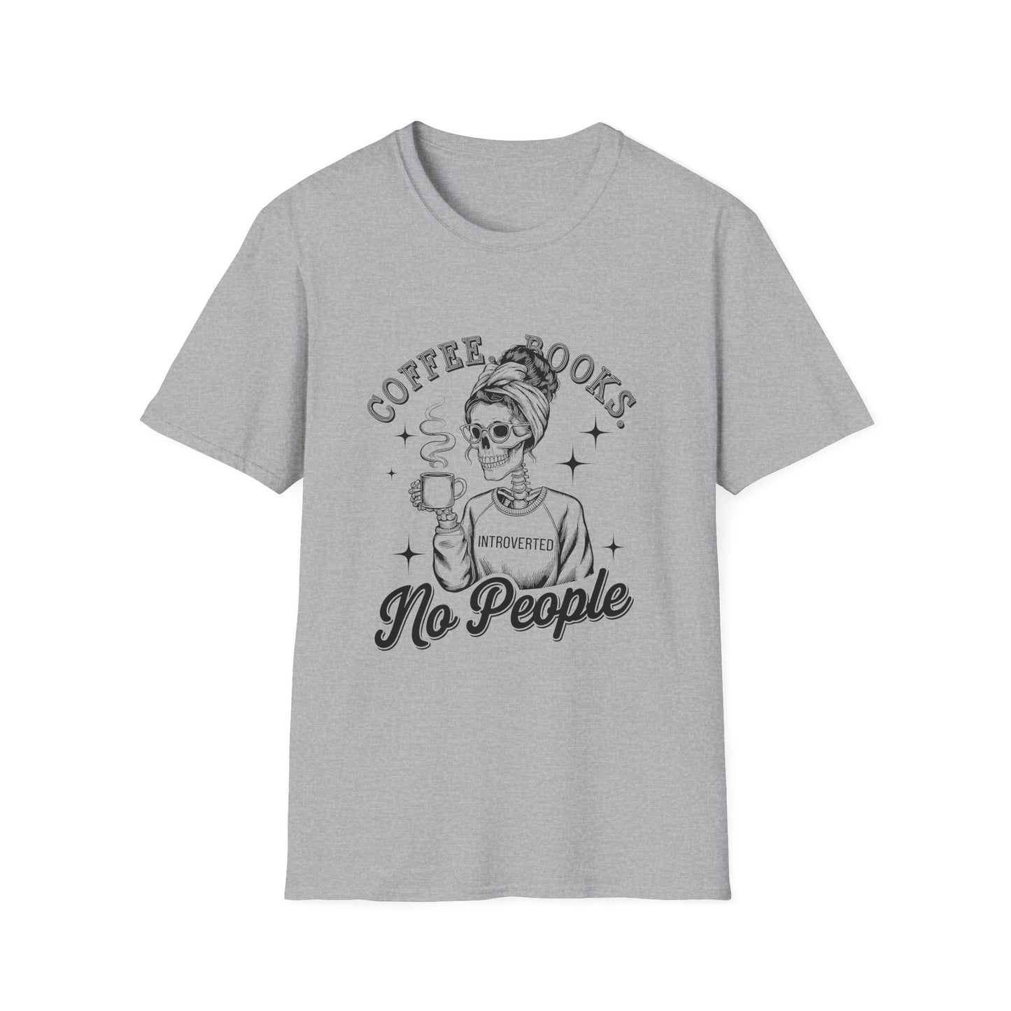 Coffee, Books, No People T-Shirt