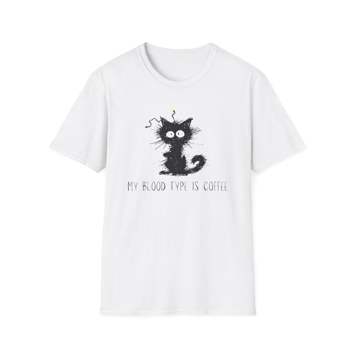 My Blood Type is Coffee Cat T-Shirt