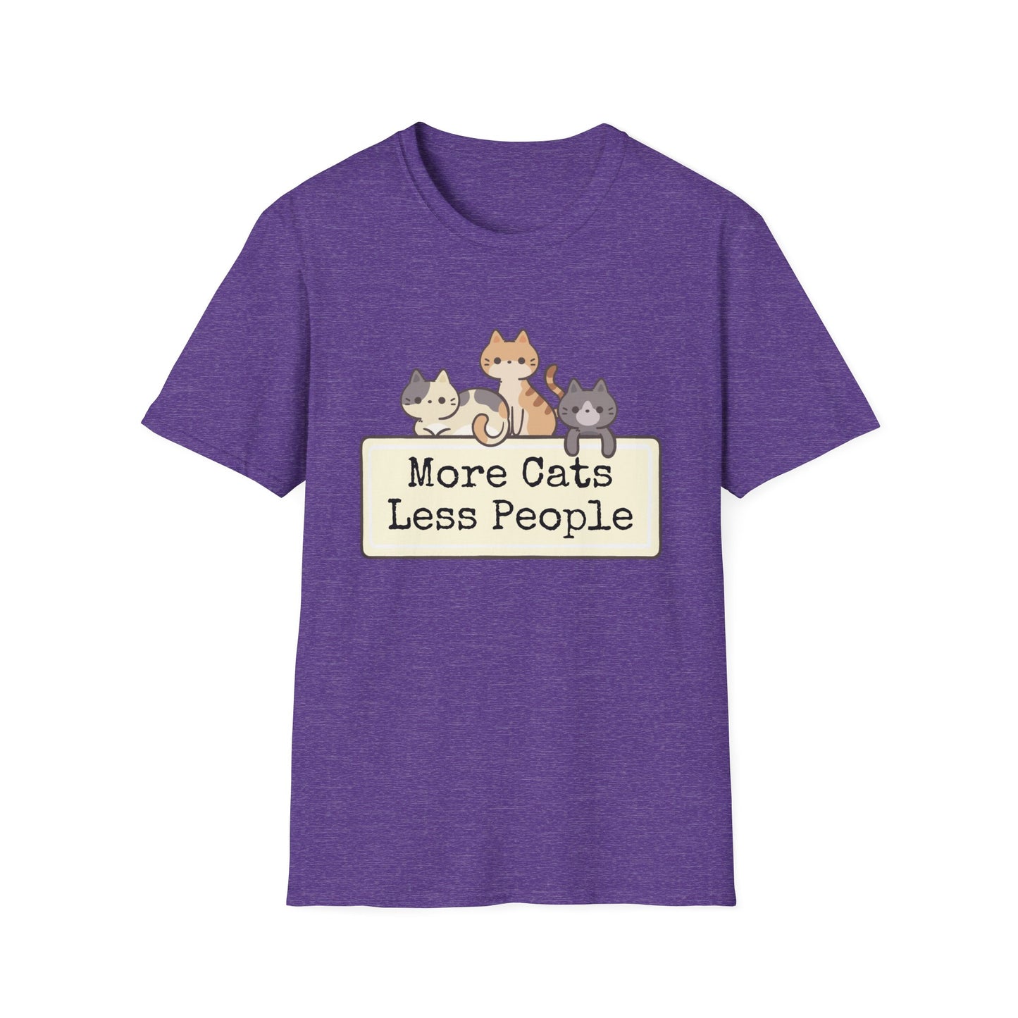 More Cats, Less People T-Shirt